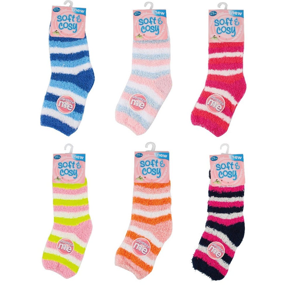 Women's Fuzzy Socks Assorted 2