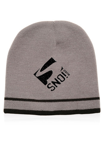 Acrylic Knit Beanies with Double Stripe 7