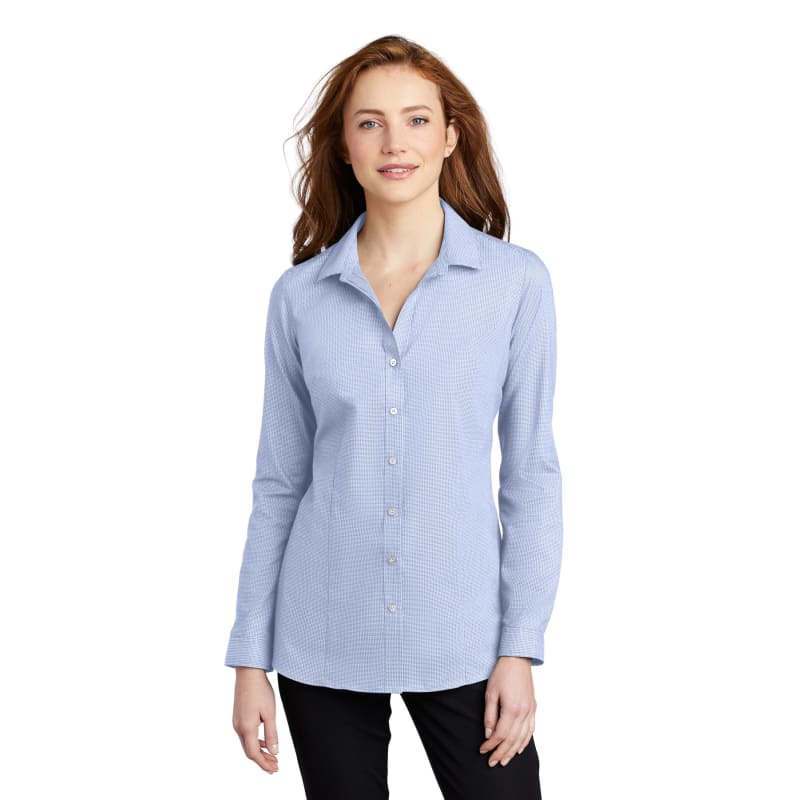 Port Authority Ladies Pincheck Easy Care Shirt 7