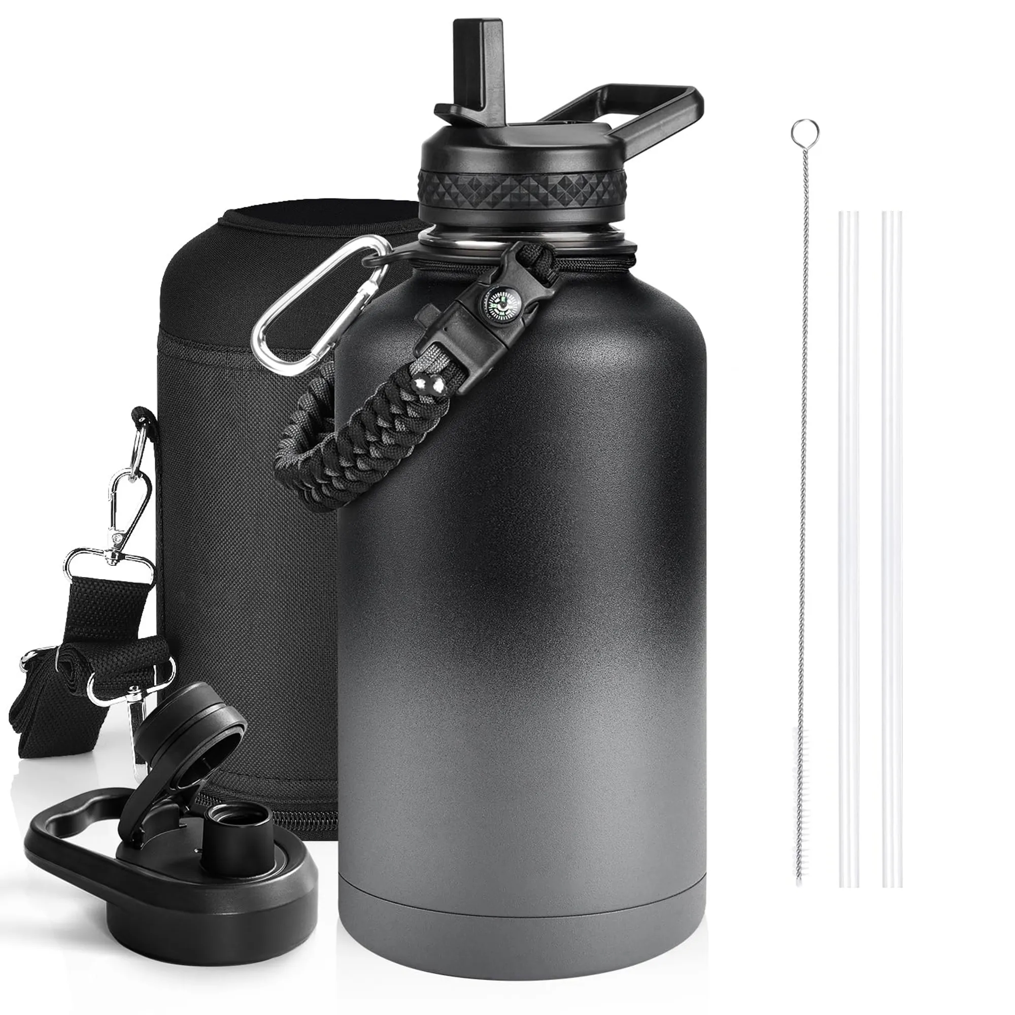 Metal Gradient Color Large Capacity Sports Kettle 3