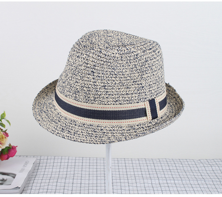 Straw Trilby Hat 12