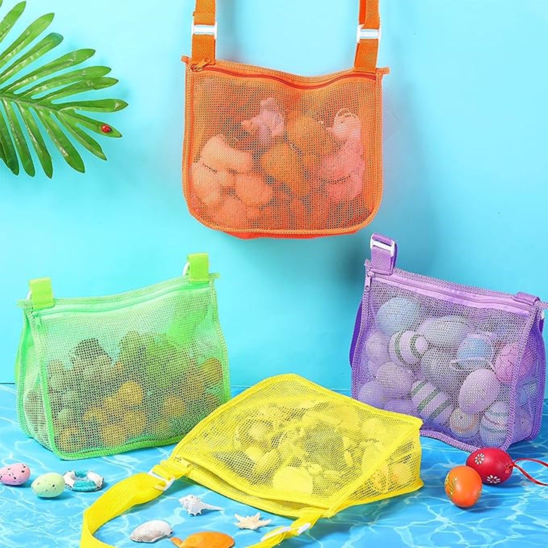 Kids Beach Shell Mesh Bag 2