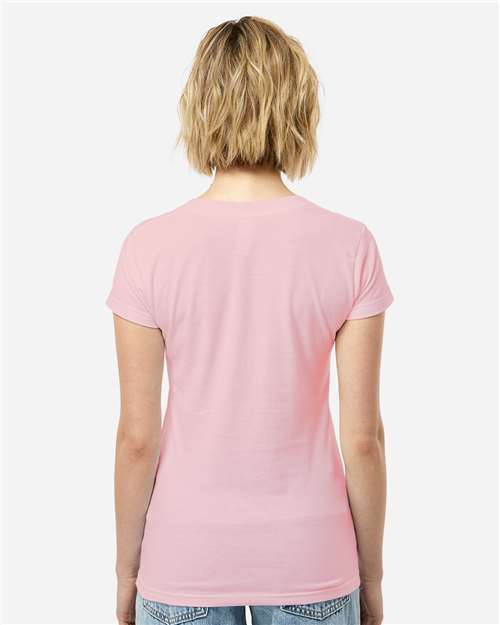 Women's Fine Jersey V-Neck T-Shirt - 214 62