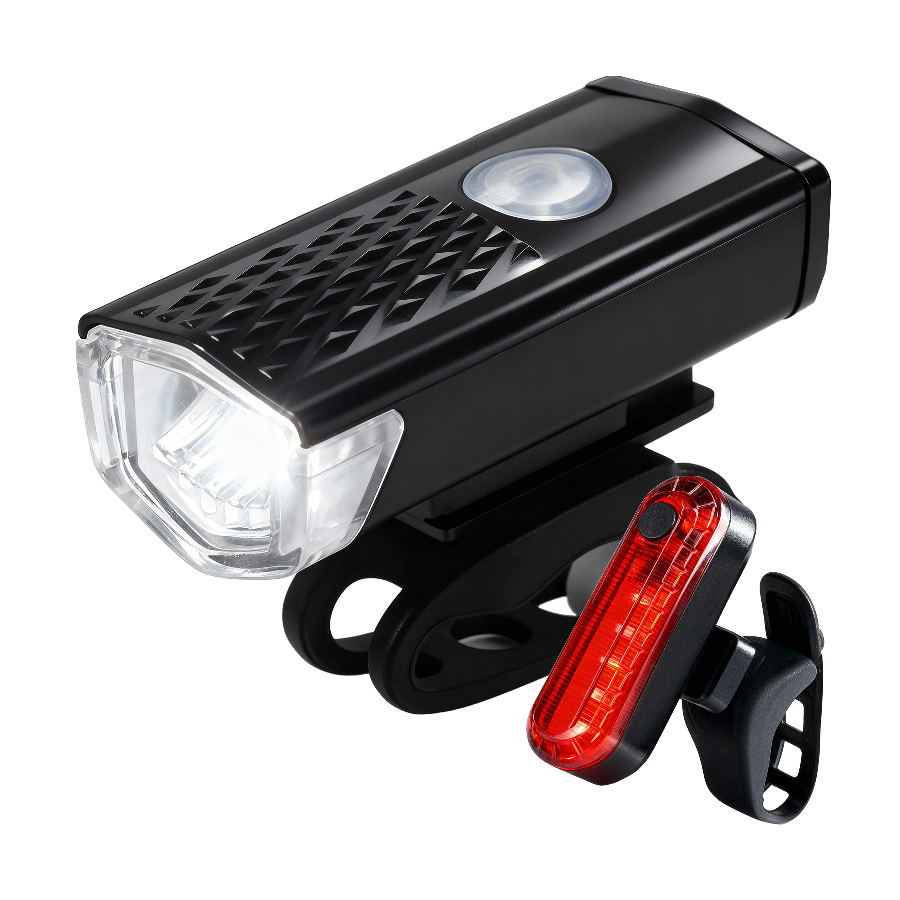 USB-Rechargeable LED Bike Headlight And Taillight Set 2
