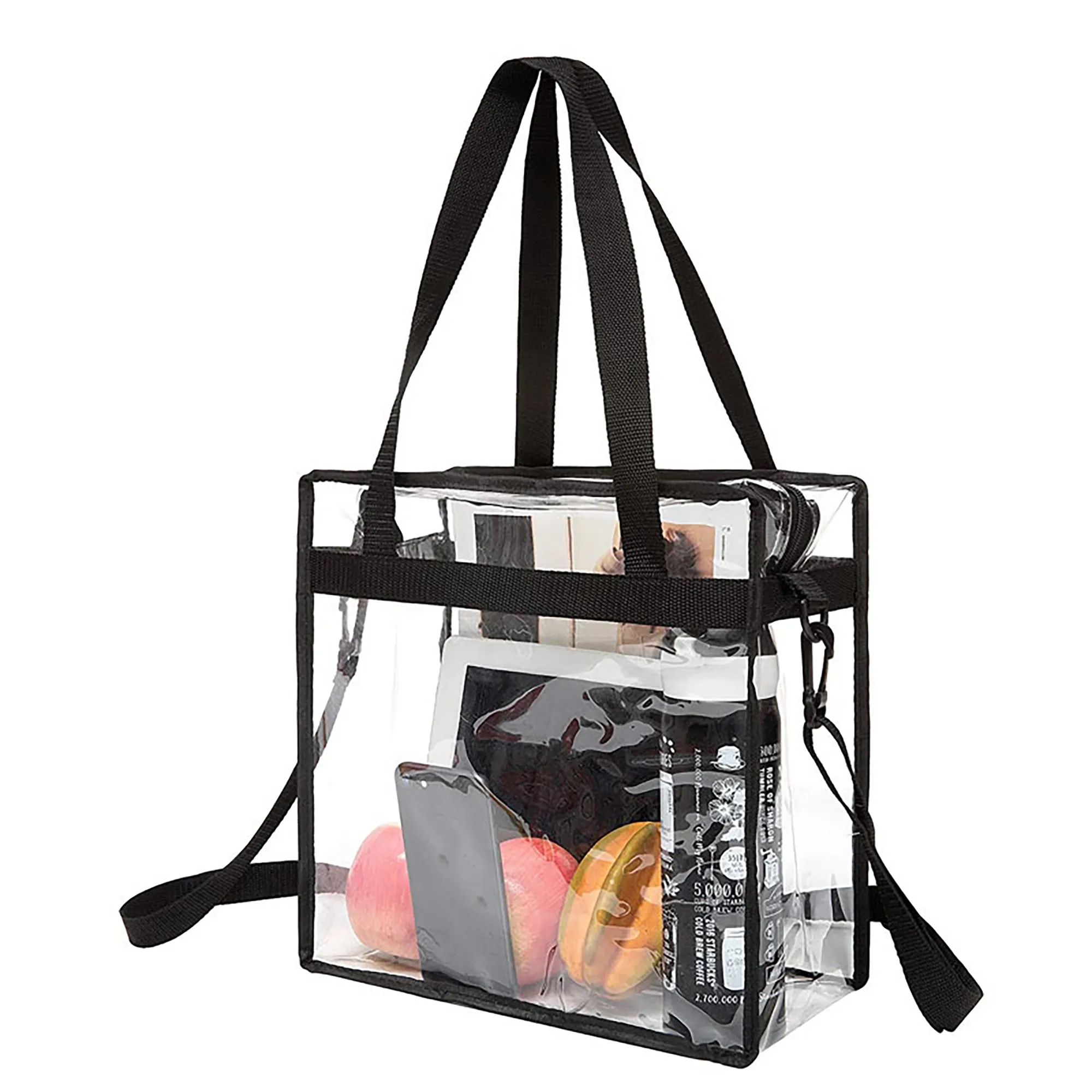 Clear PVC Stadium Tote Bag 7