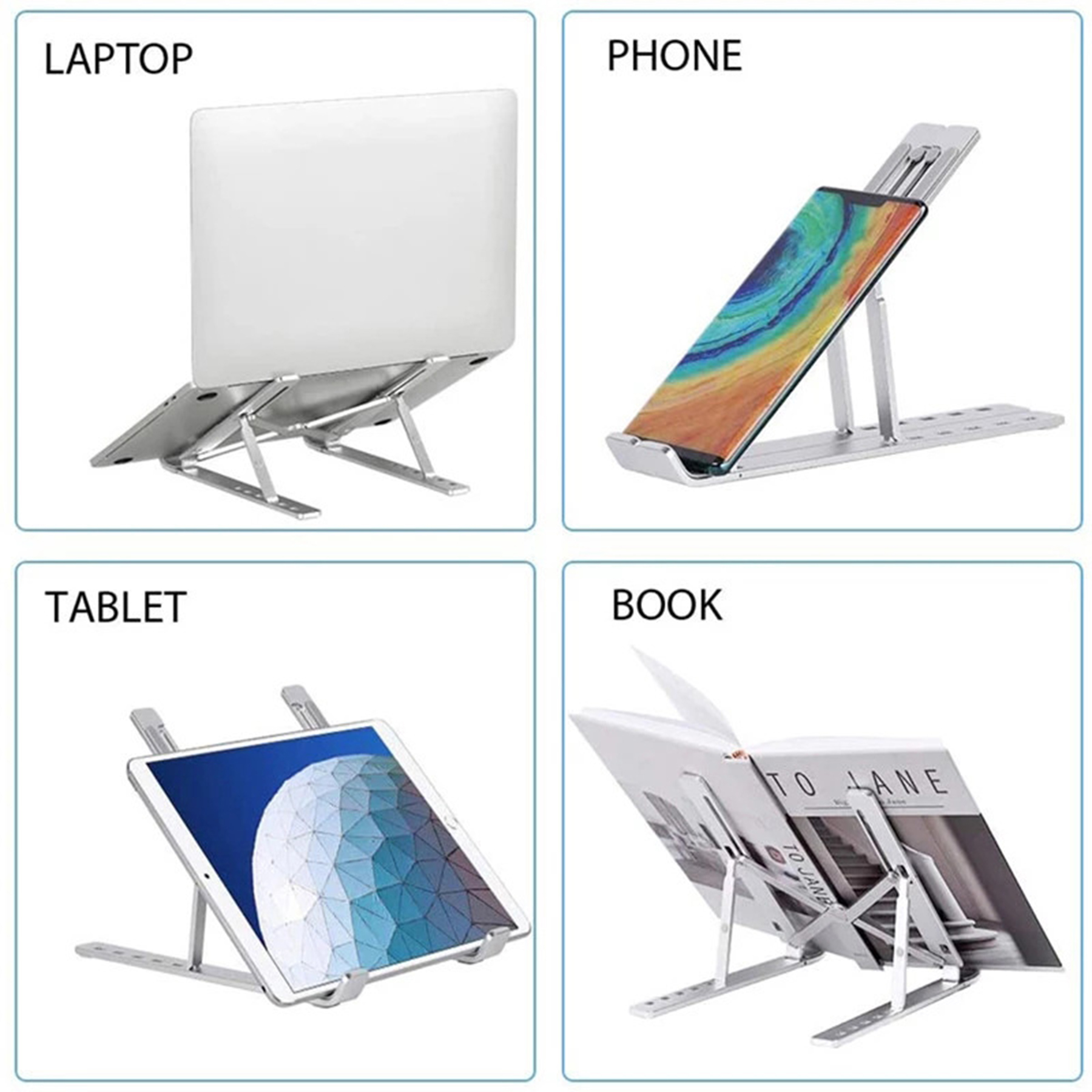Laptop Stand Phone Holder 3