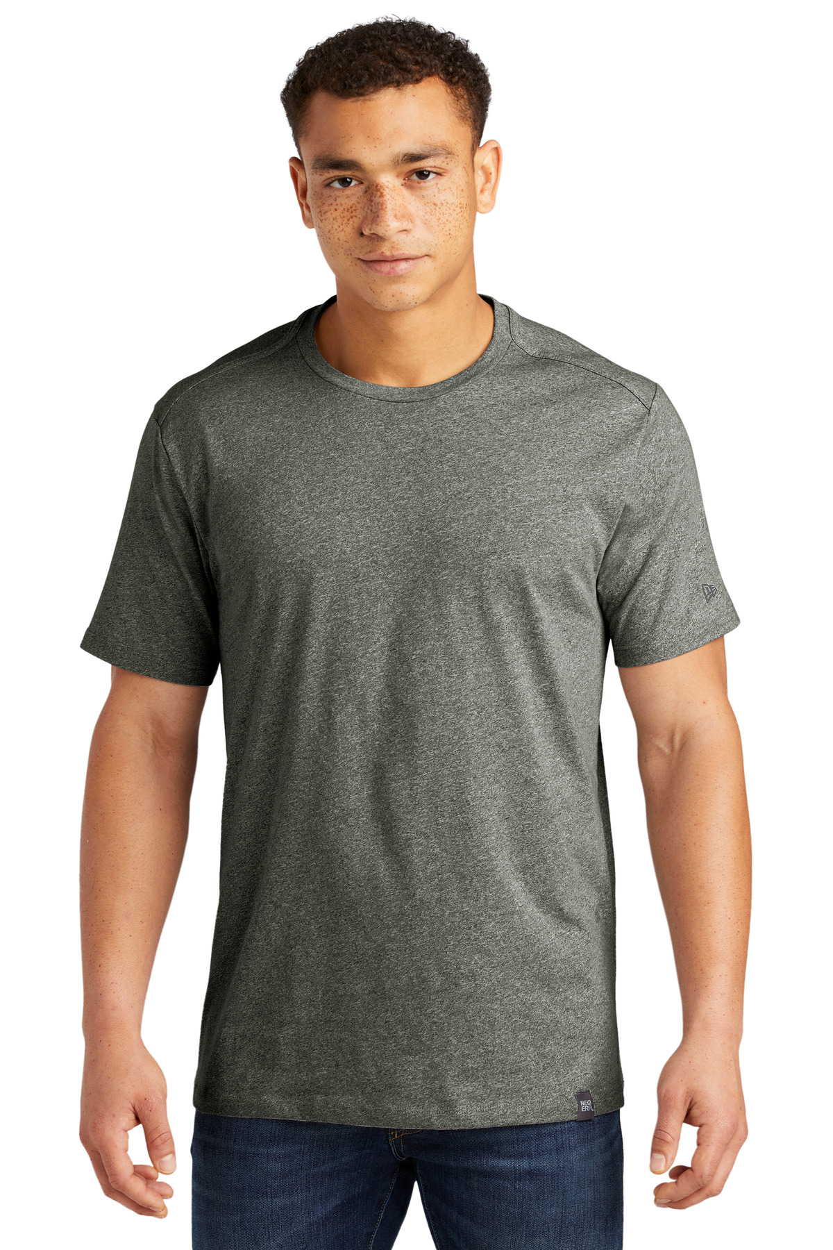New Era Heritage Blend Crew Tee. NEA100 202