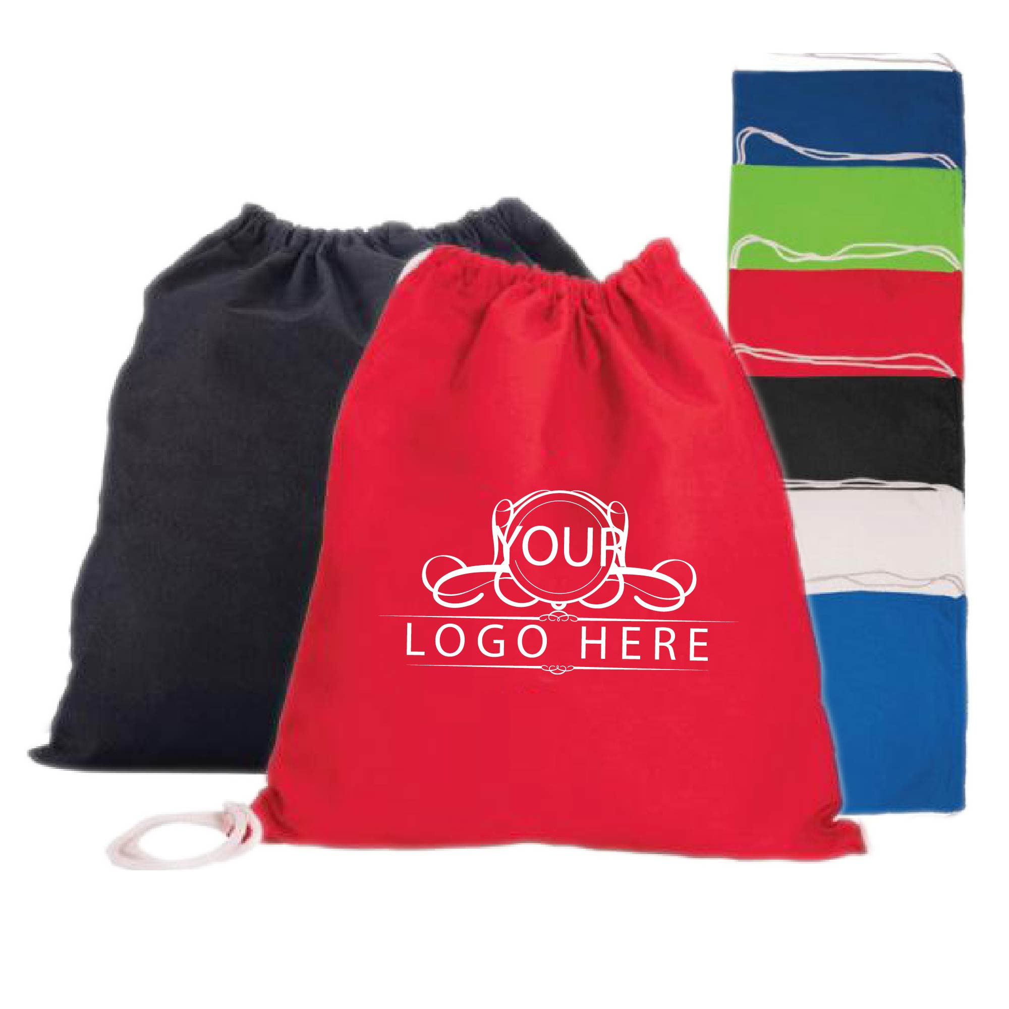 Cotton Drawstring Tote/ Backpack 1