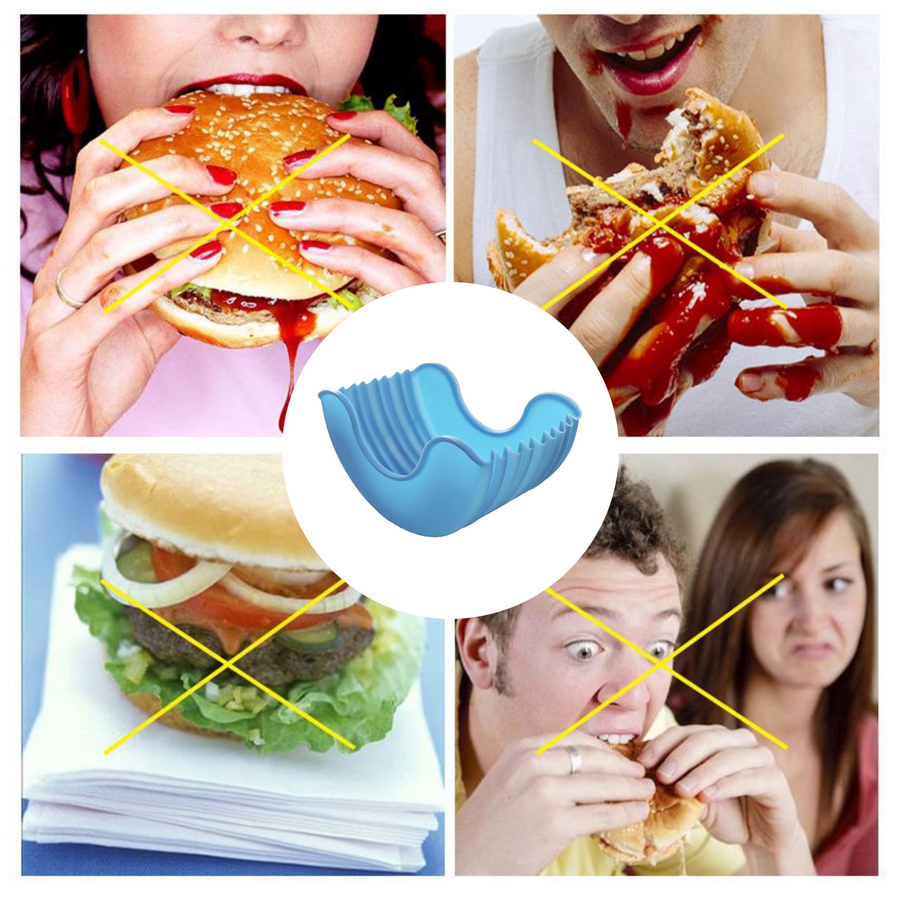 Silicone Hamburger Holder 1