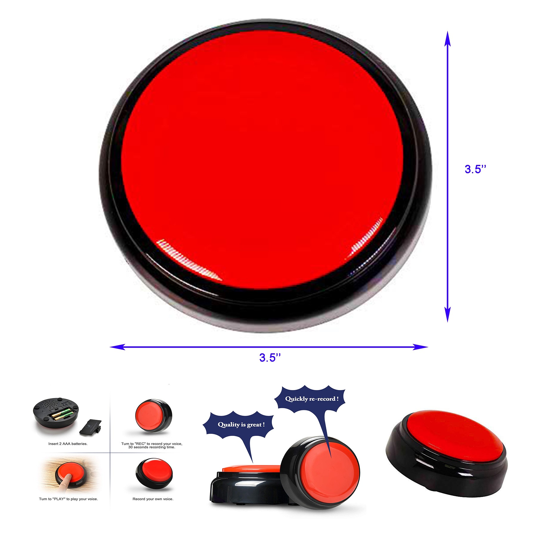 30 Second Recordable Sound Button 2