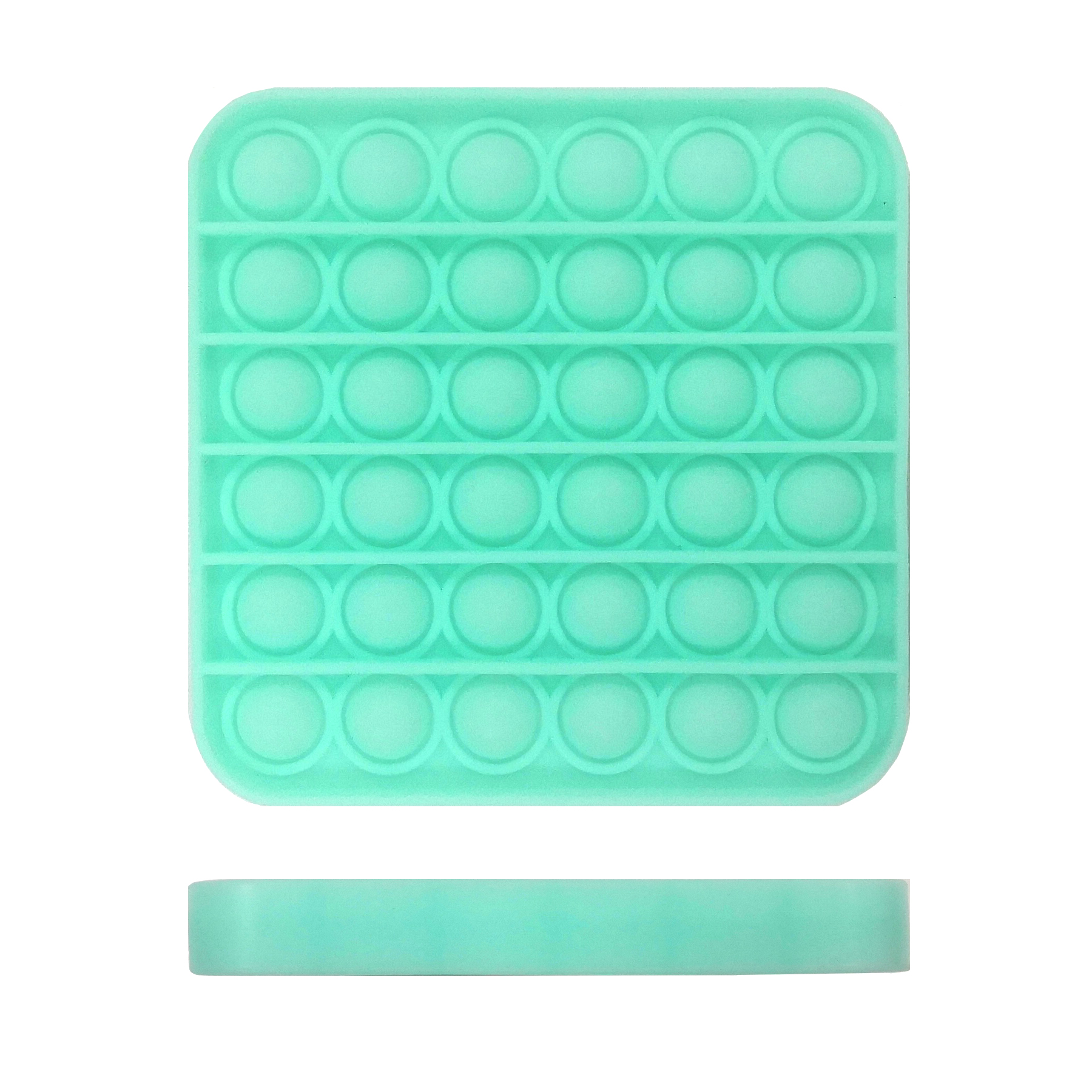 Luminous Square Push Pop Bubble 5