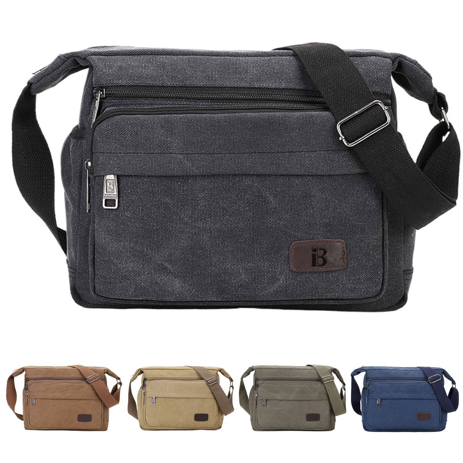 Canvas Crossbody Messenger Bag 2