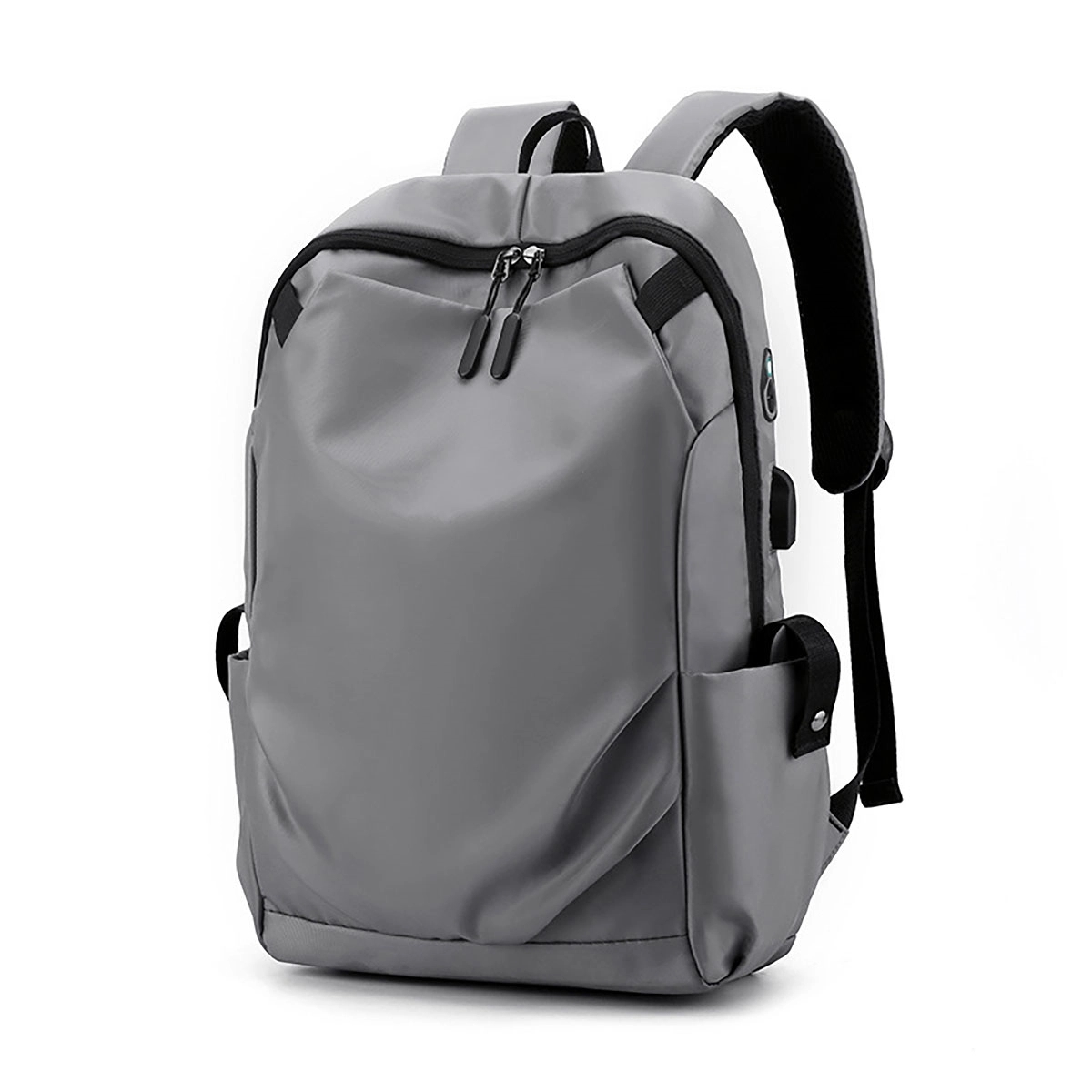 Waterproof Men Pleated Backpack 15.6 Inches Laptop Back Pack 6