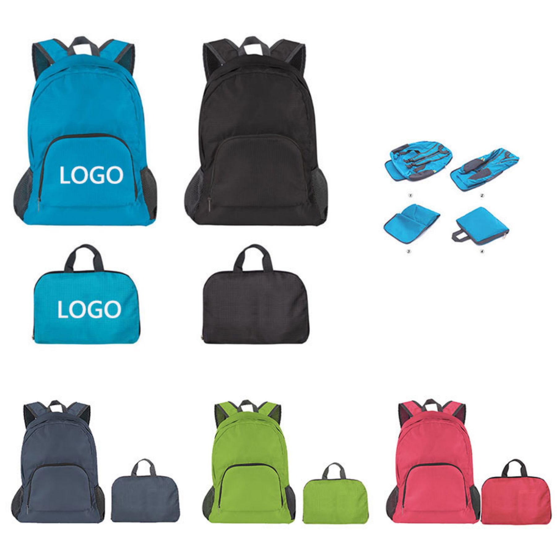 420D Foldable Backpack 2