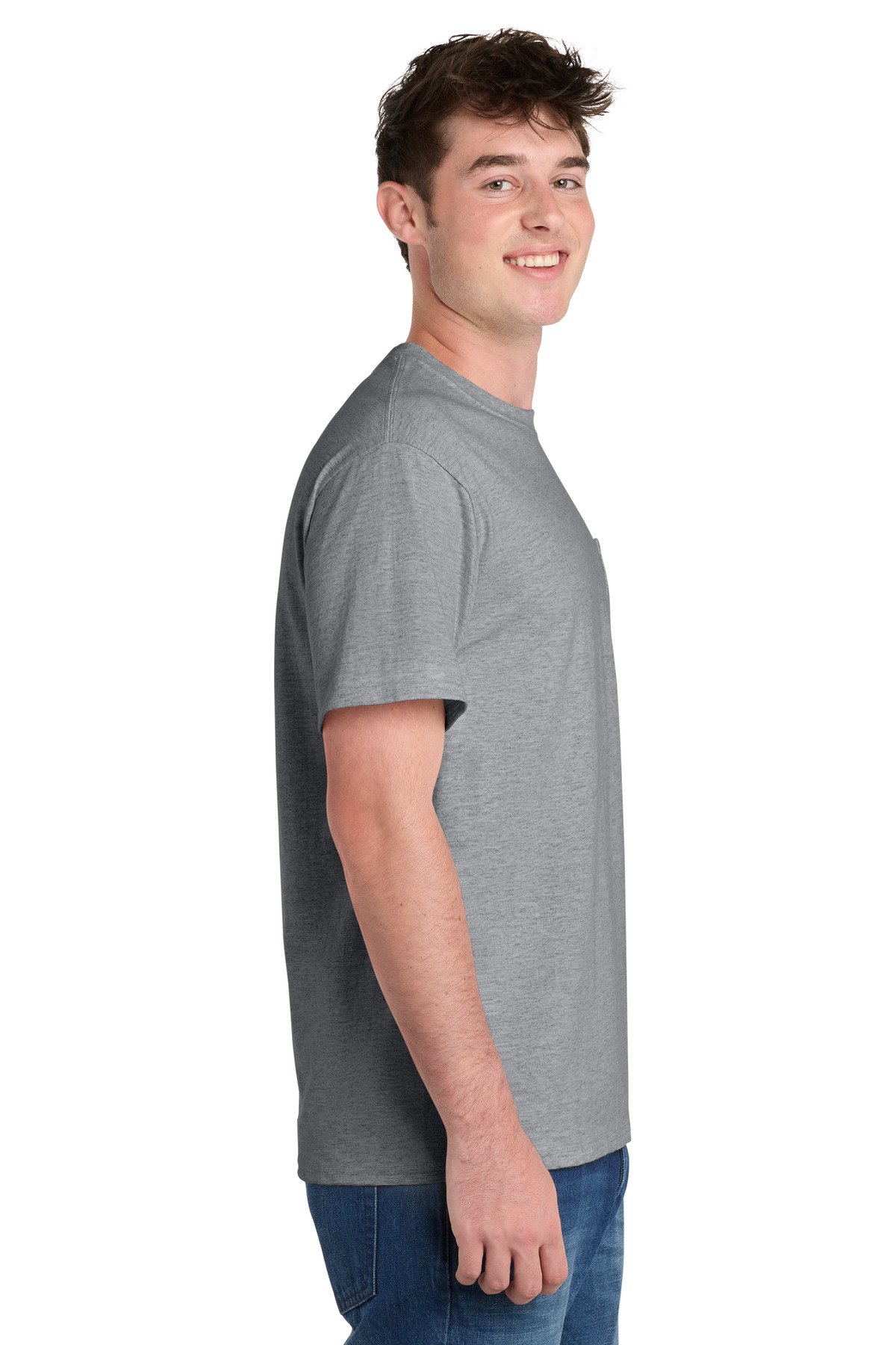 Port & Co Essential Pocket Tee. PC61P 90
