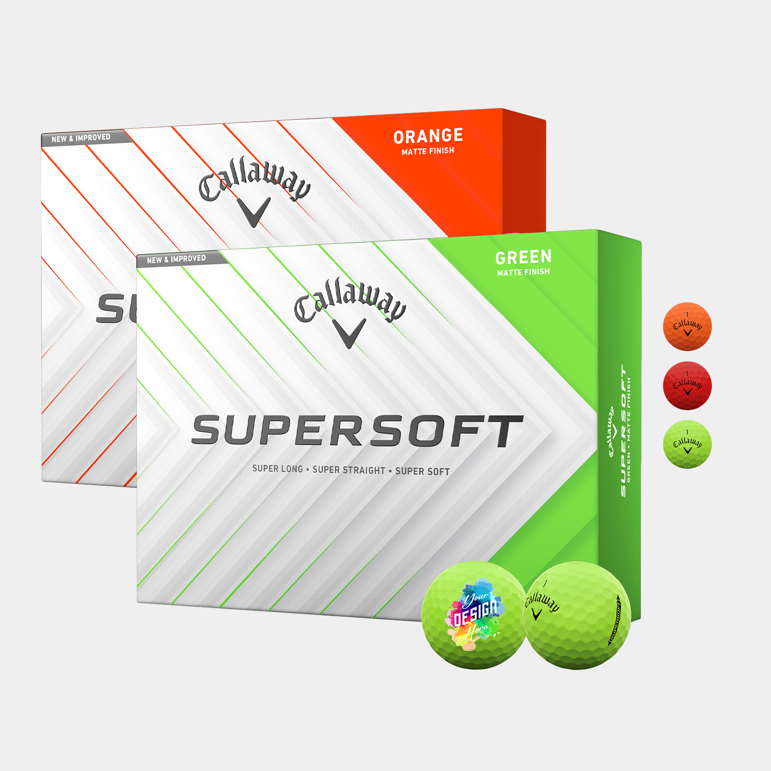 Callaway® 12 Pack Supersoft Matte Golf Balls 2
