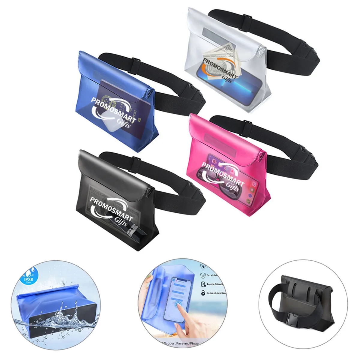 Waterproof Phone Pouch With Waist Strap 3