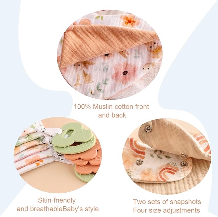 Baby Bandana Drool Bibs 3