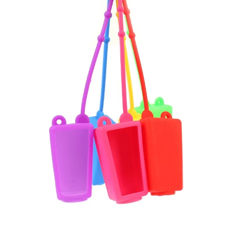 Travel 30ML Silicone Hand Sanitizer Bottle Holder Sleeve 2