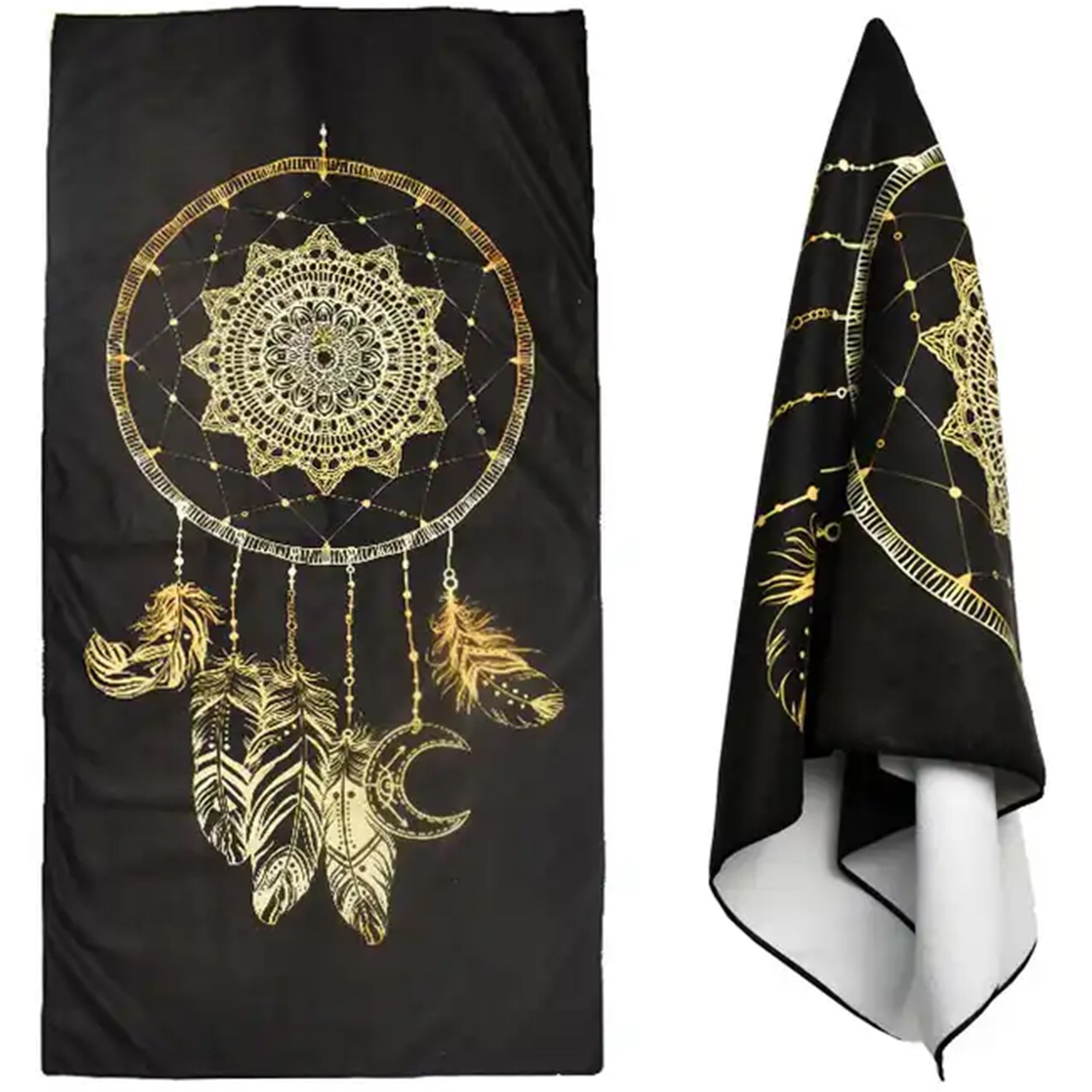 16" x 25" Sublimated Super Soft Silk Touch Velour Golf Towel 2