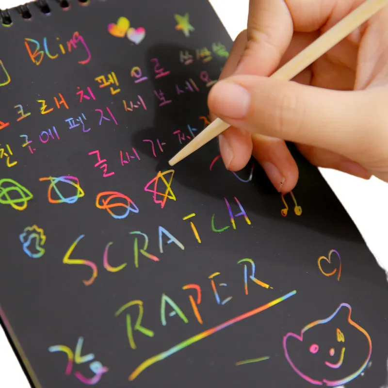 Scratch Notebook MOQ 100PCS 2