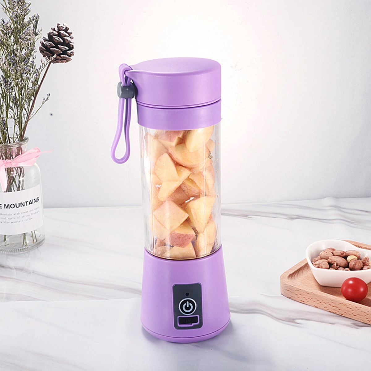 Custom Portable Rechargeable USB Juice Personal Size Blender 6