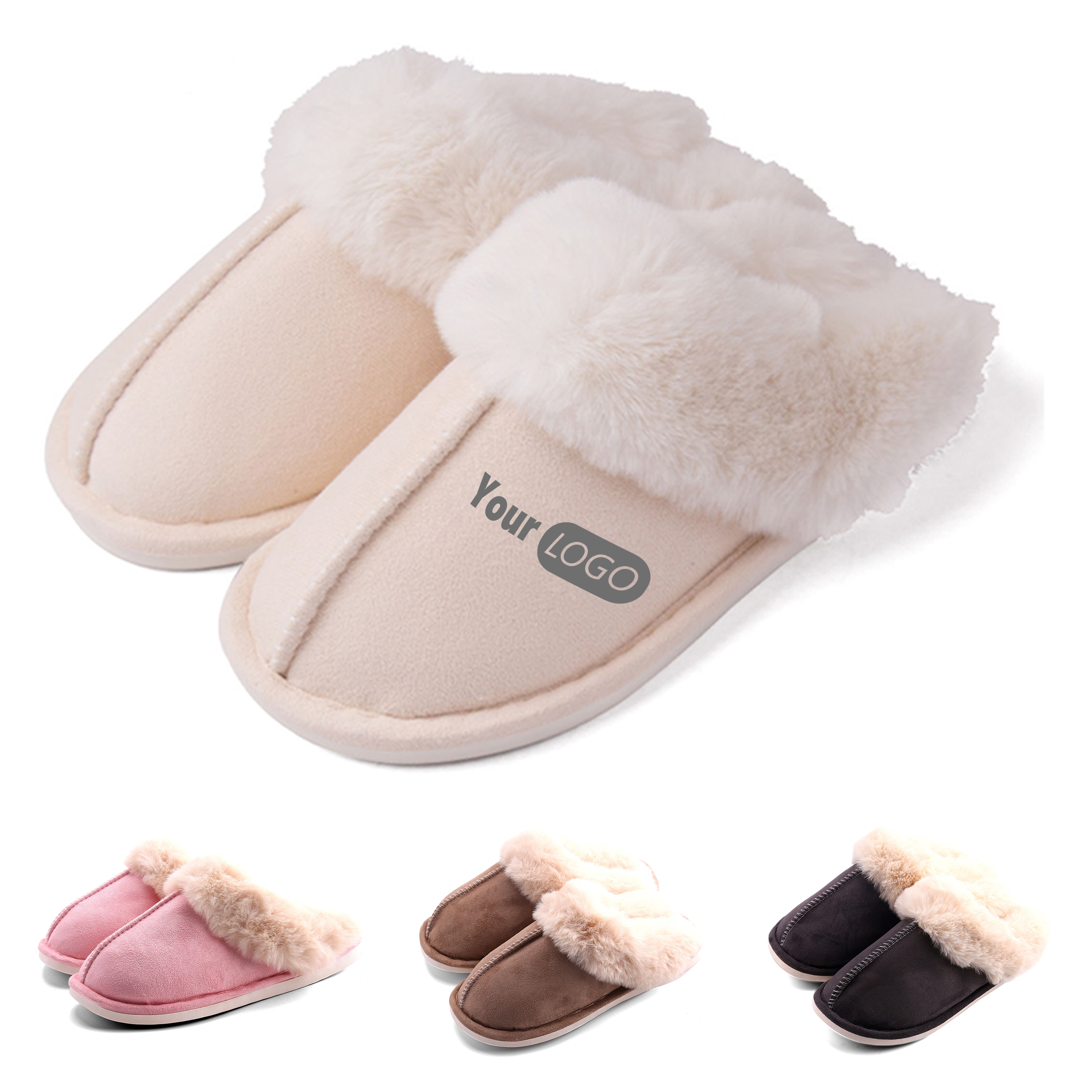 Super Soft Velvet Super Soft Customizable Plush Slippers 6