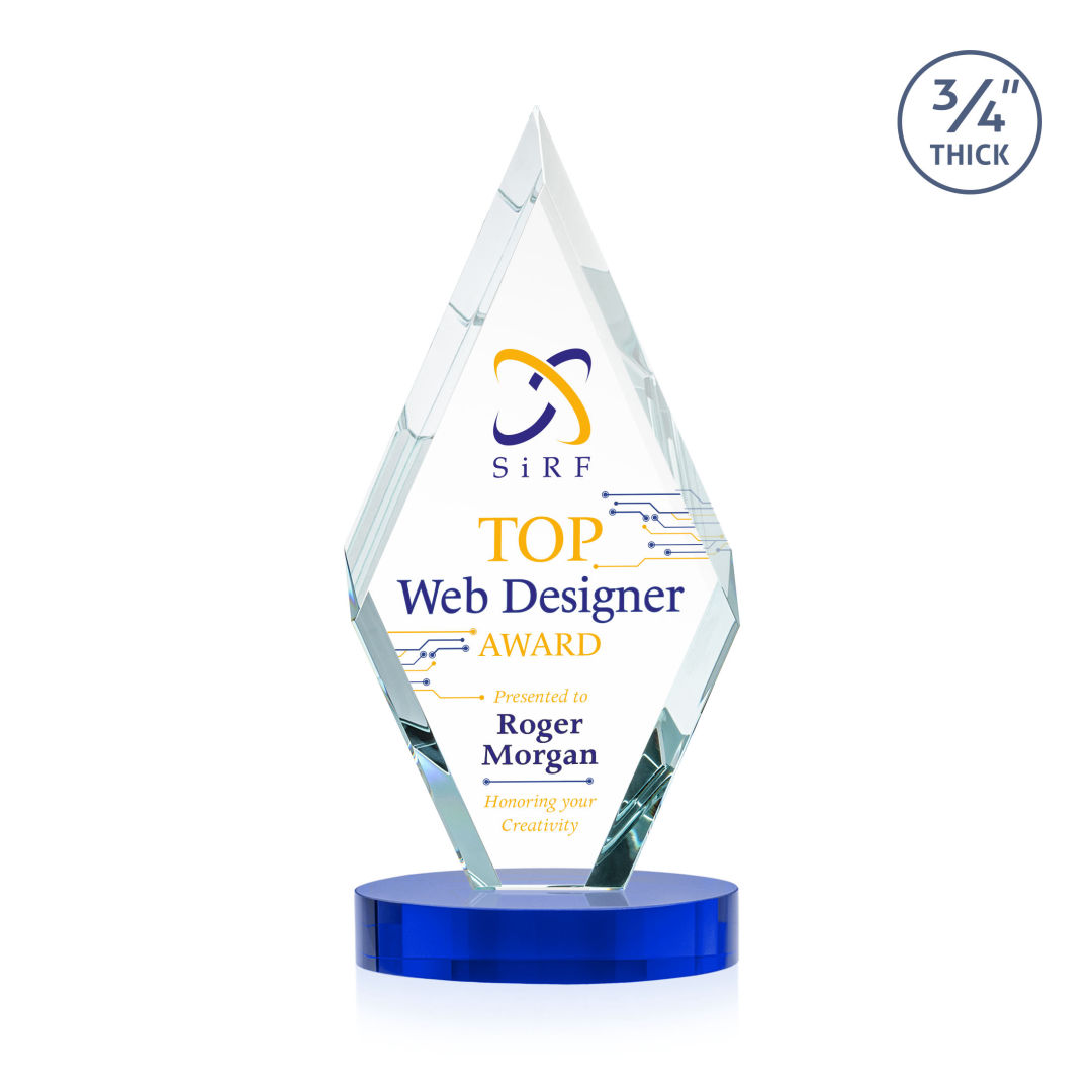 Richmond VividPrint™ Award on Alberton Base - Blue 7