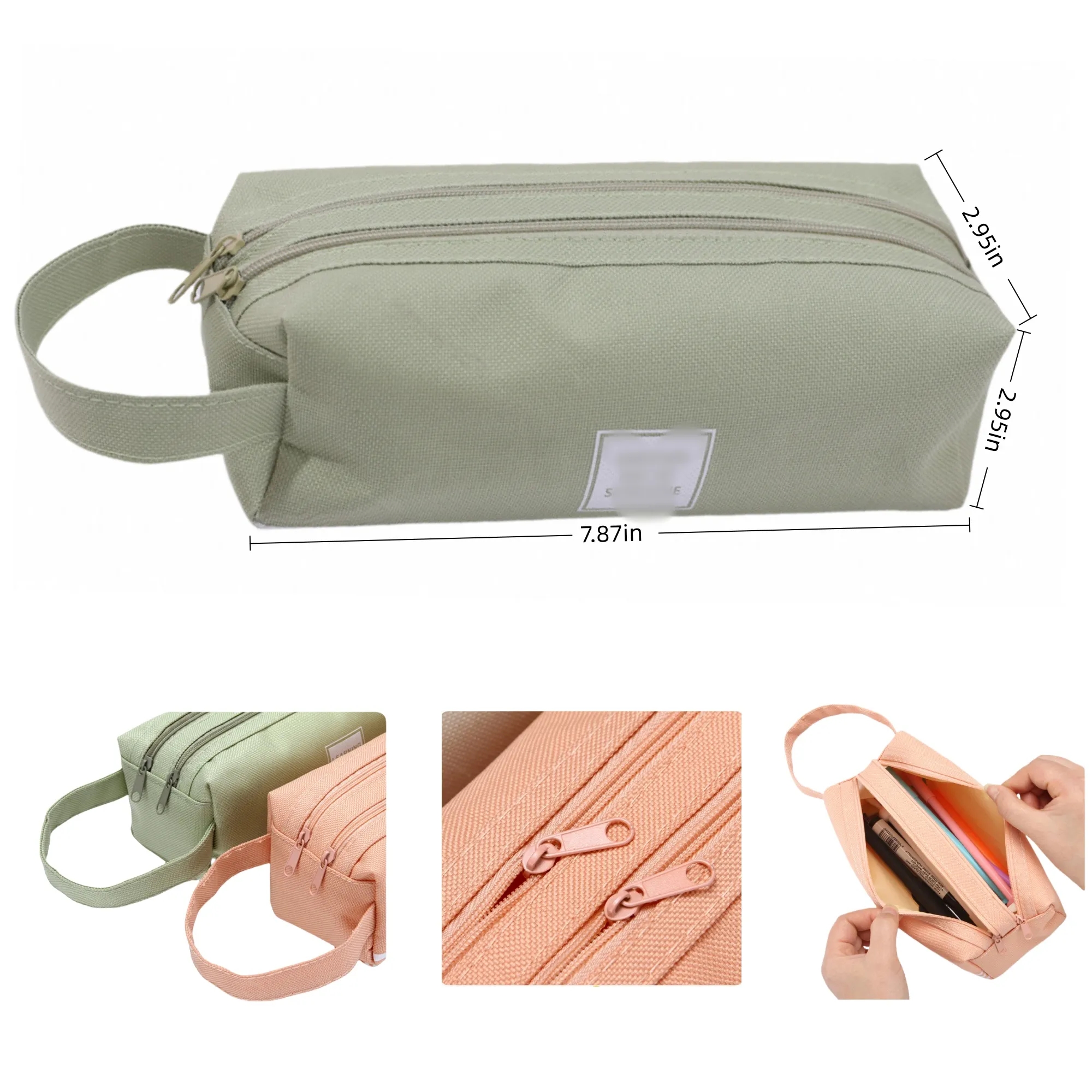 customized stationery bag, custom tote bag with logo imprint 2
