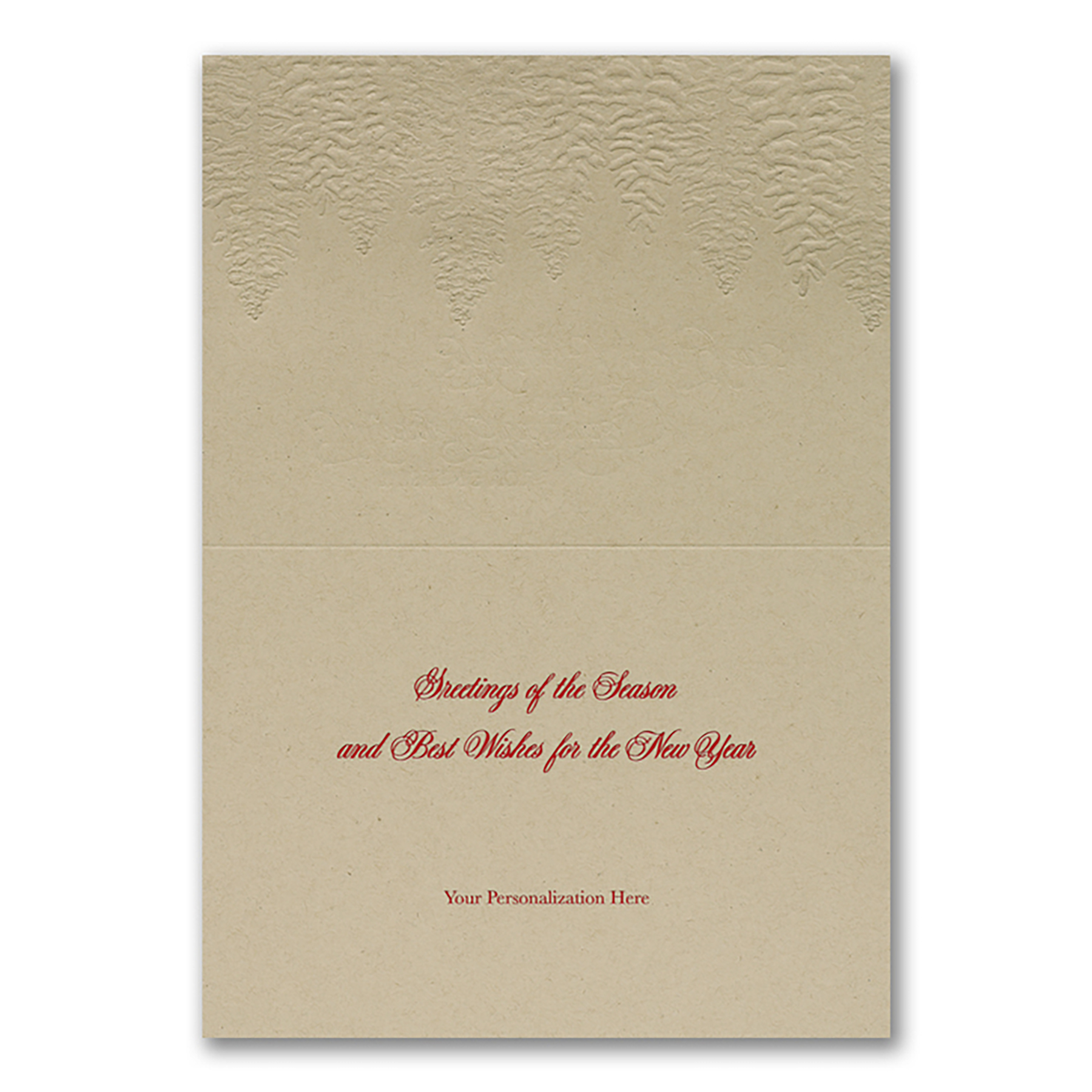 Rustic Christmas Forest Card 1