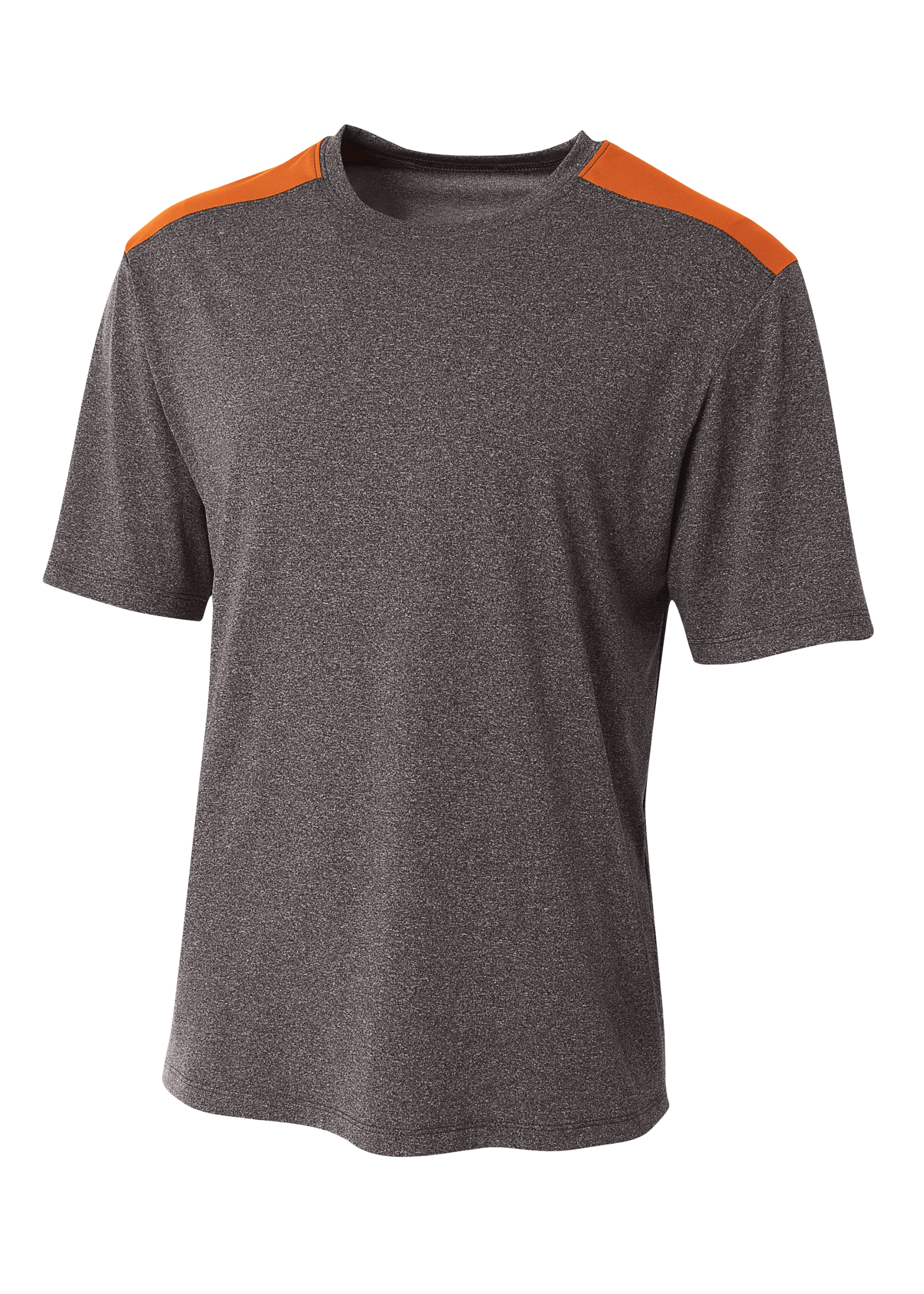 A4 Tourney Heather Short Sleeve Color Block 4
