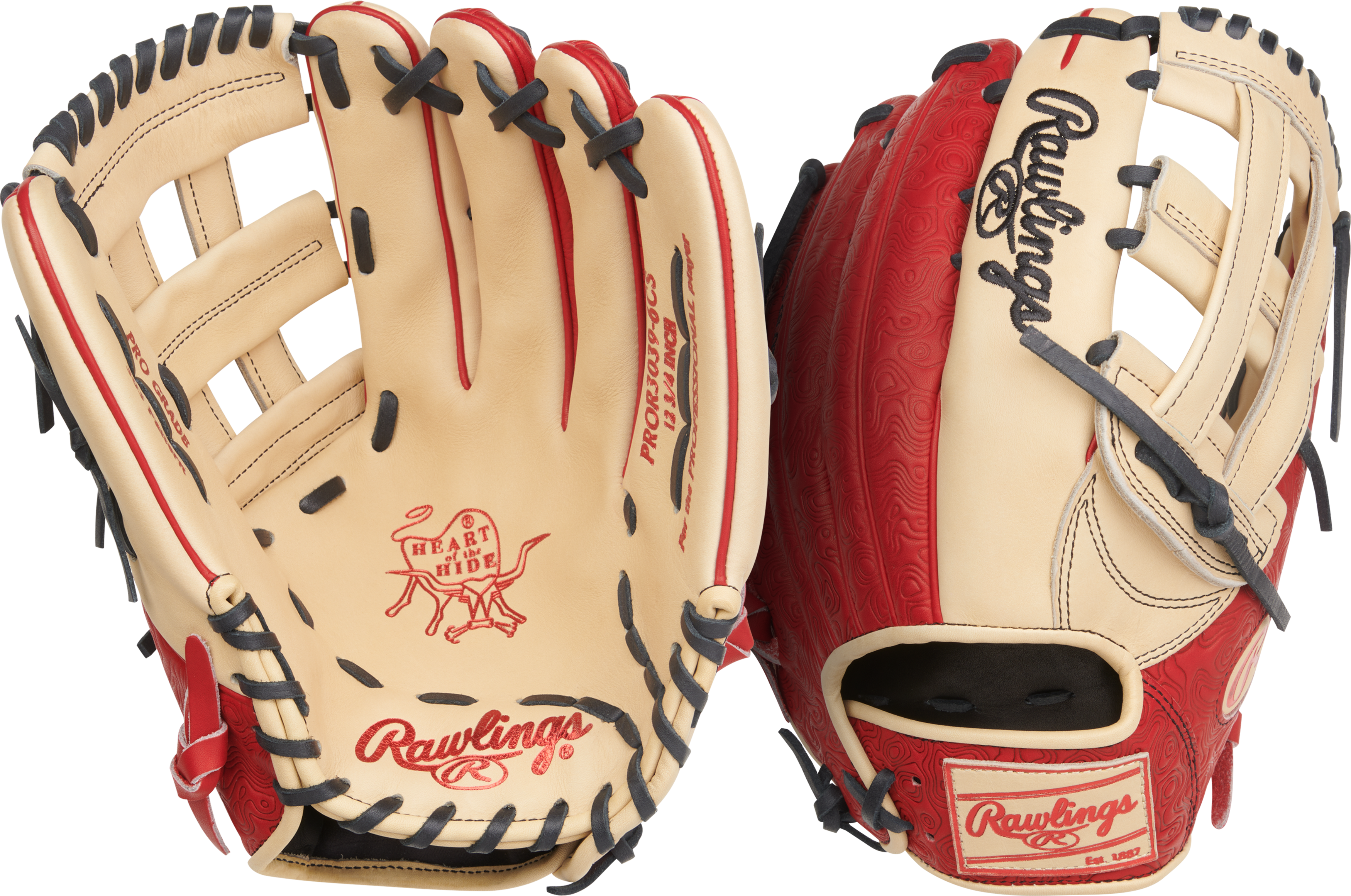 Rawlings Heart of the Hide 12.75 in Baseball  Glove, Outfield 1