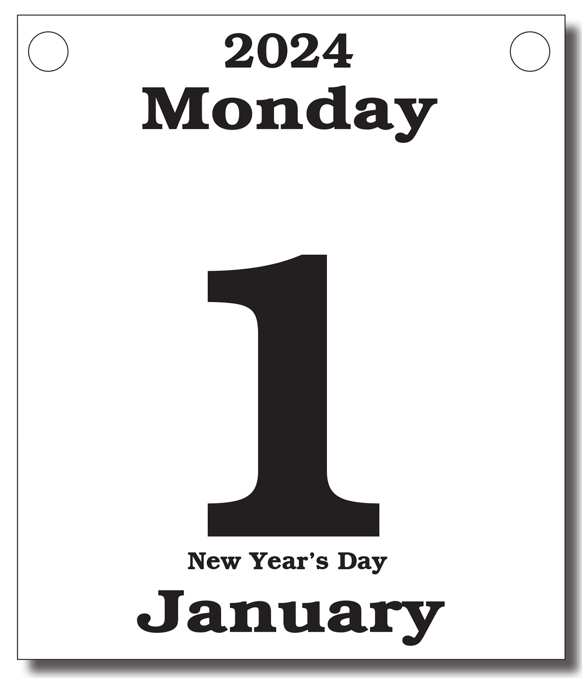 Renewable Daily Date Pads 4 25" X 5" REFILLS