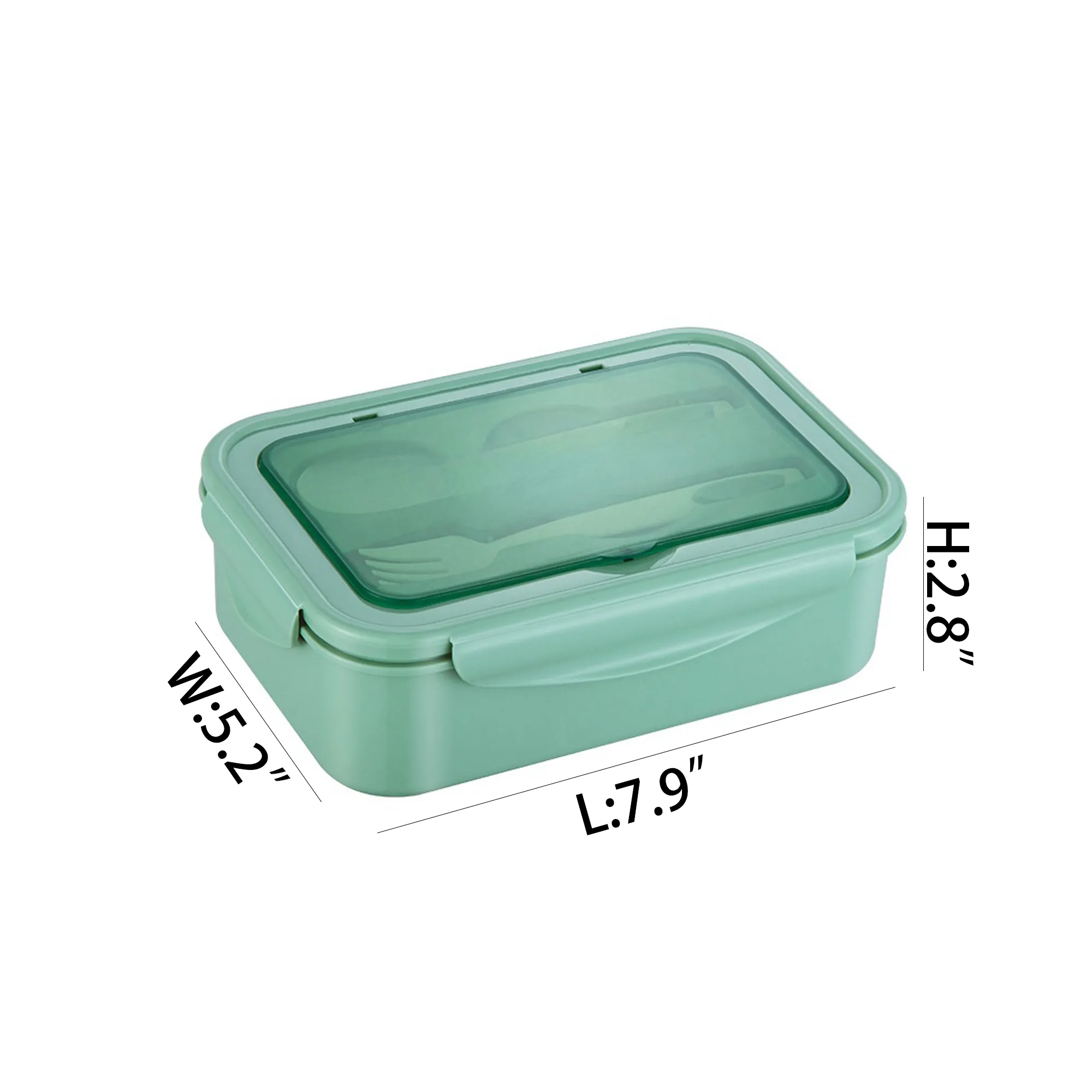 PP5 Plastic Microwave Lunch Box With Dinnerware MOQ20 3