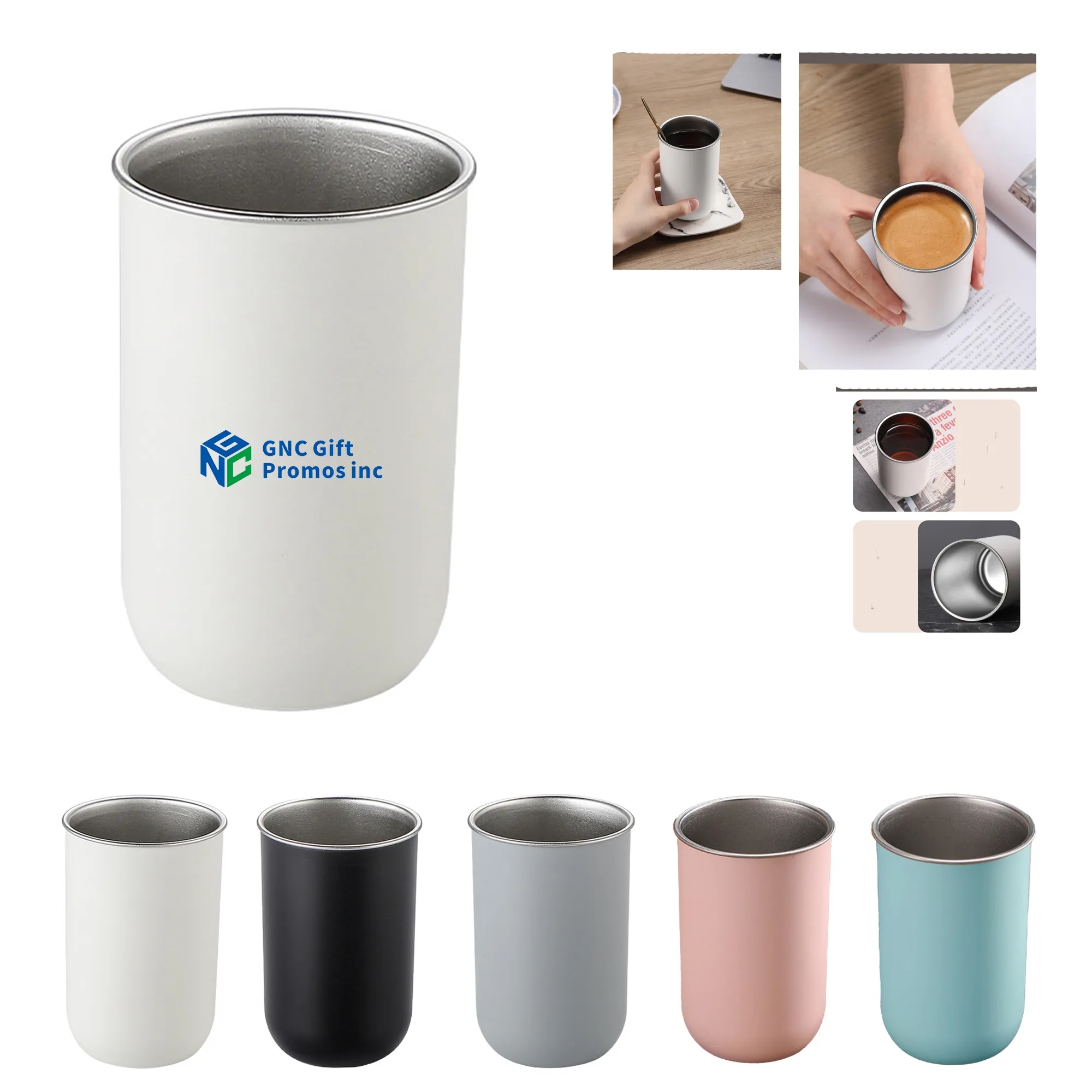10oz Portable Stainless Steel Coffee Cup 6