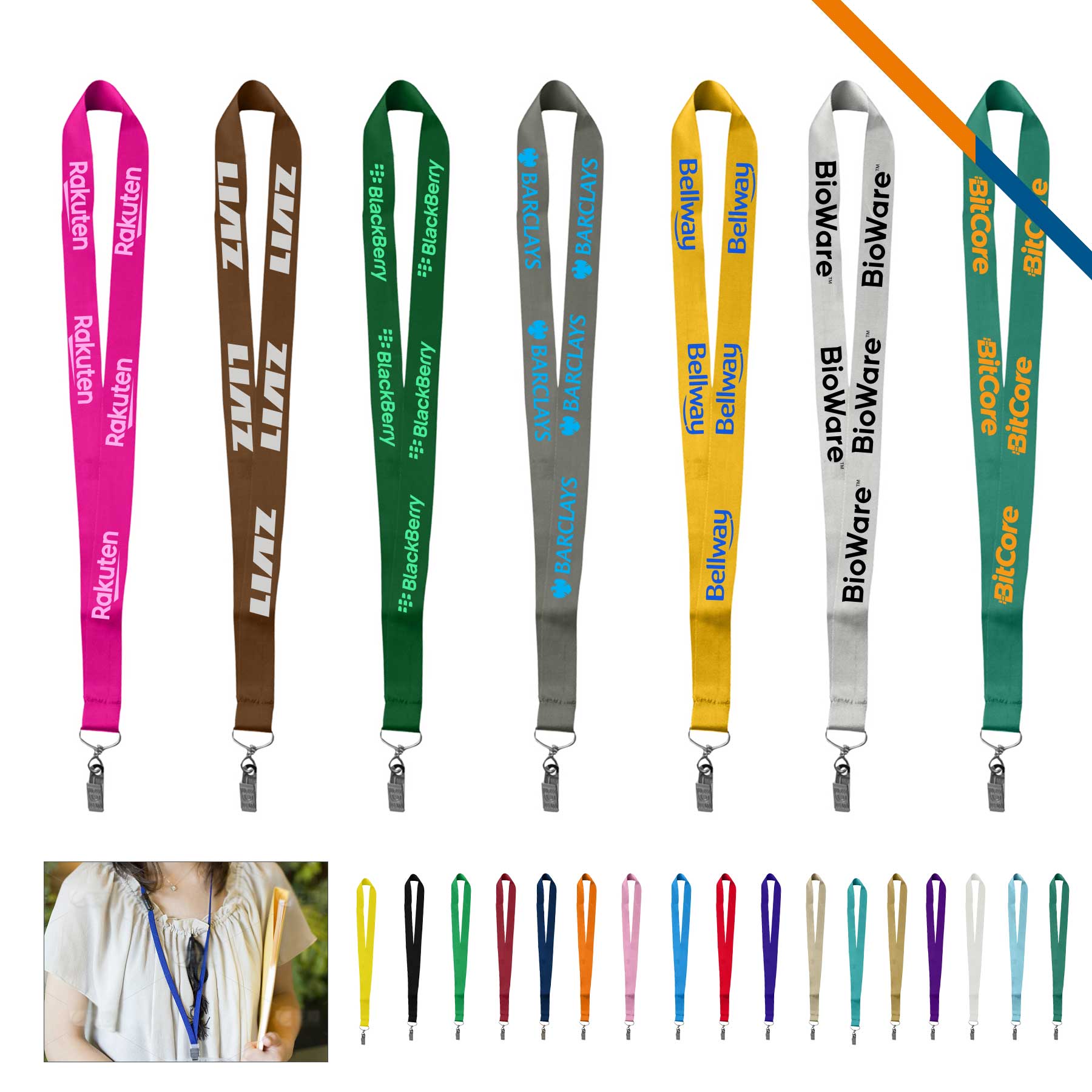 Ganio Polyester Lanyard 2
