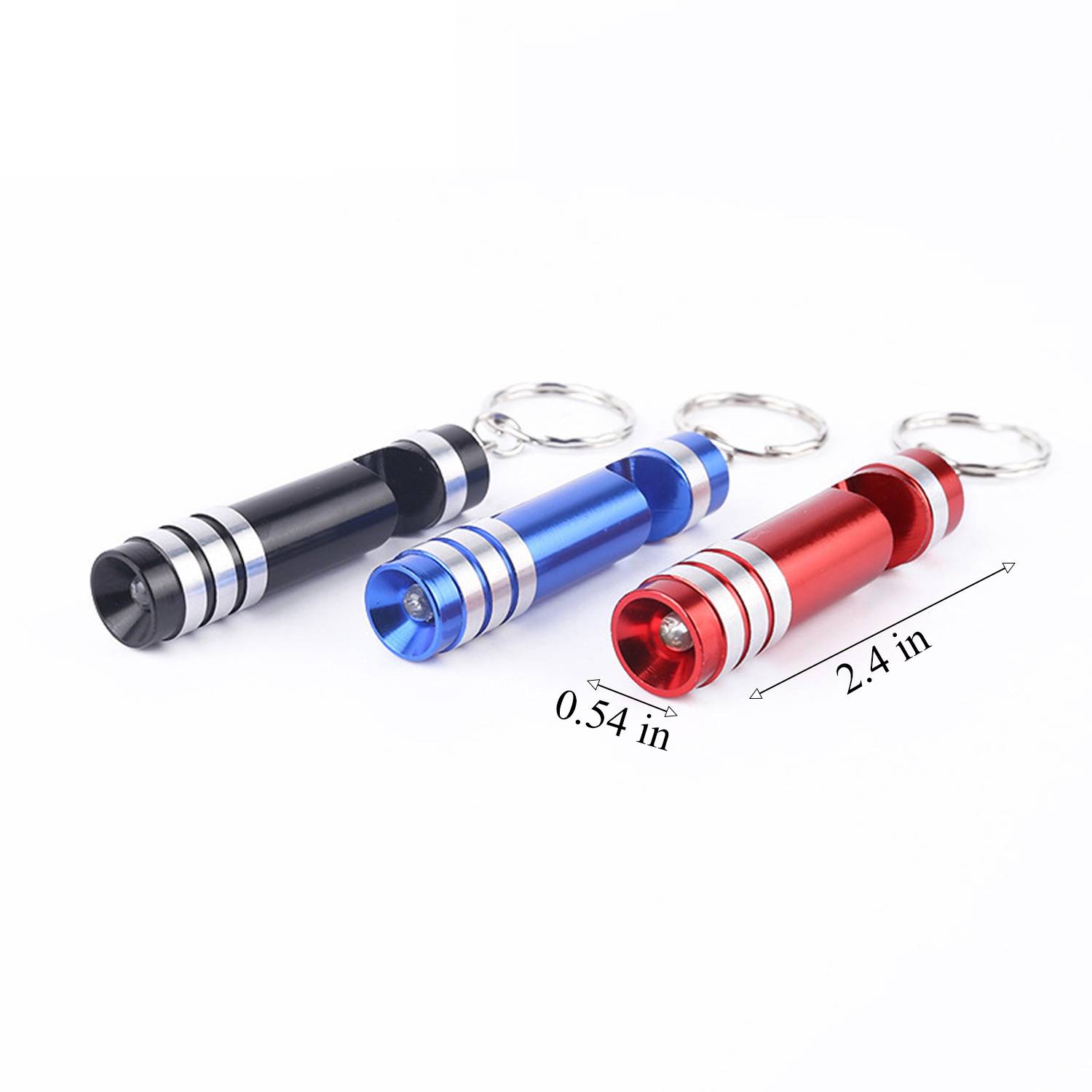 2 in 1 Aluminum Flashlight Bottle Opener Keychain 2