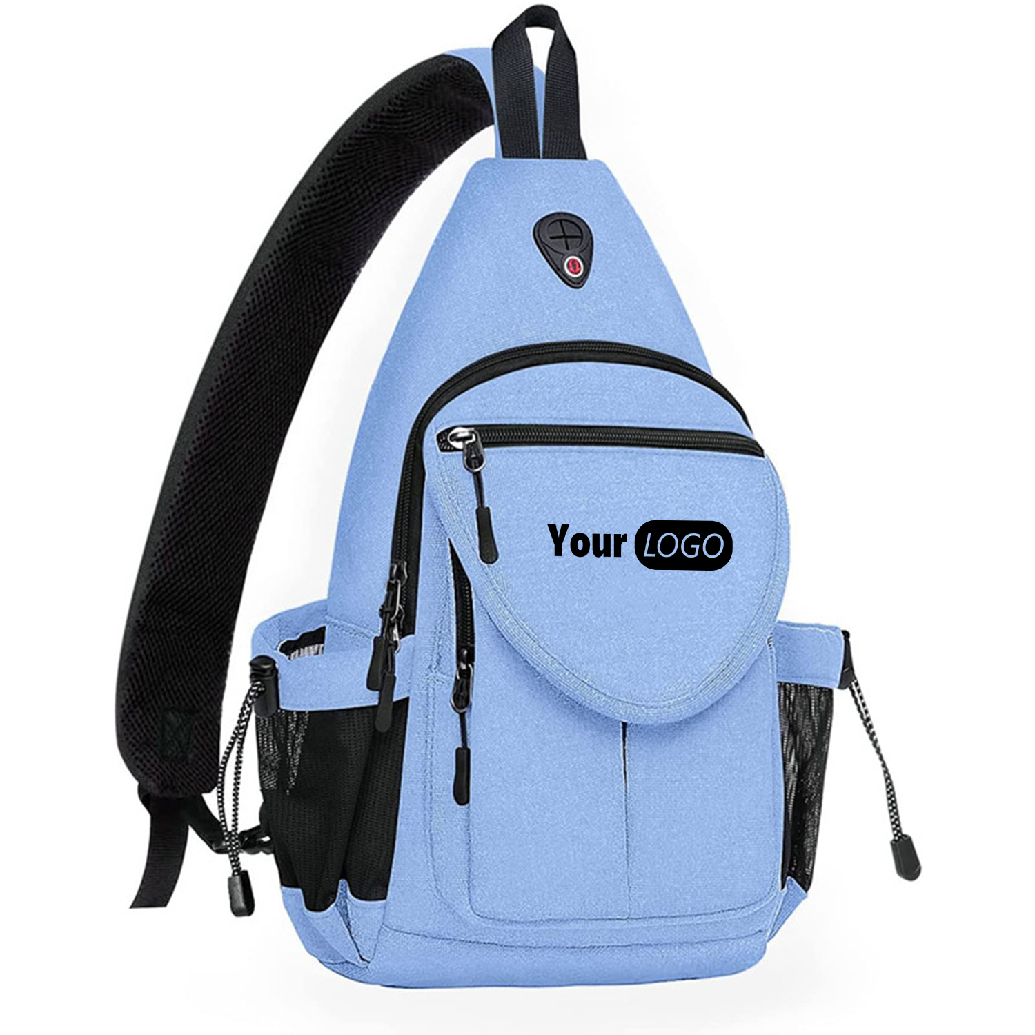 Sling Canvas Crossbody Hiking Bag with Anti-theft Pocket 3