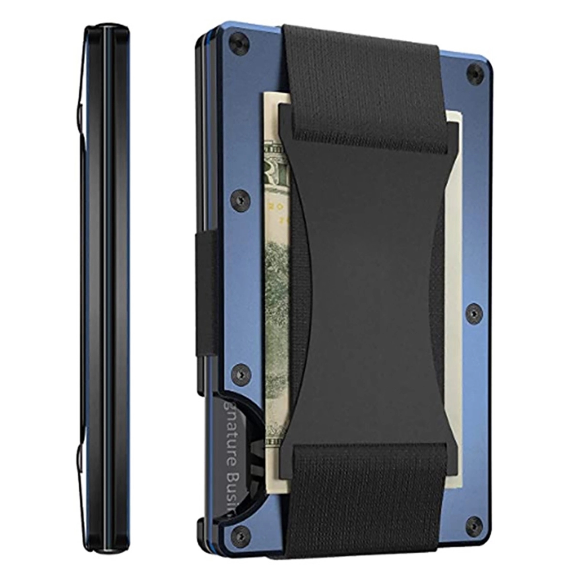 Aluminum Metal Small Mens Wallets With Cash 4