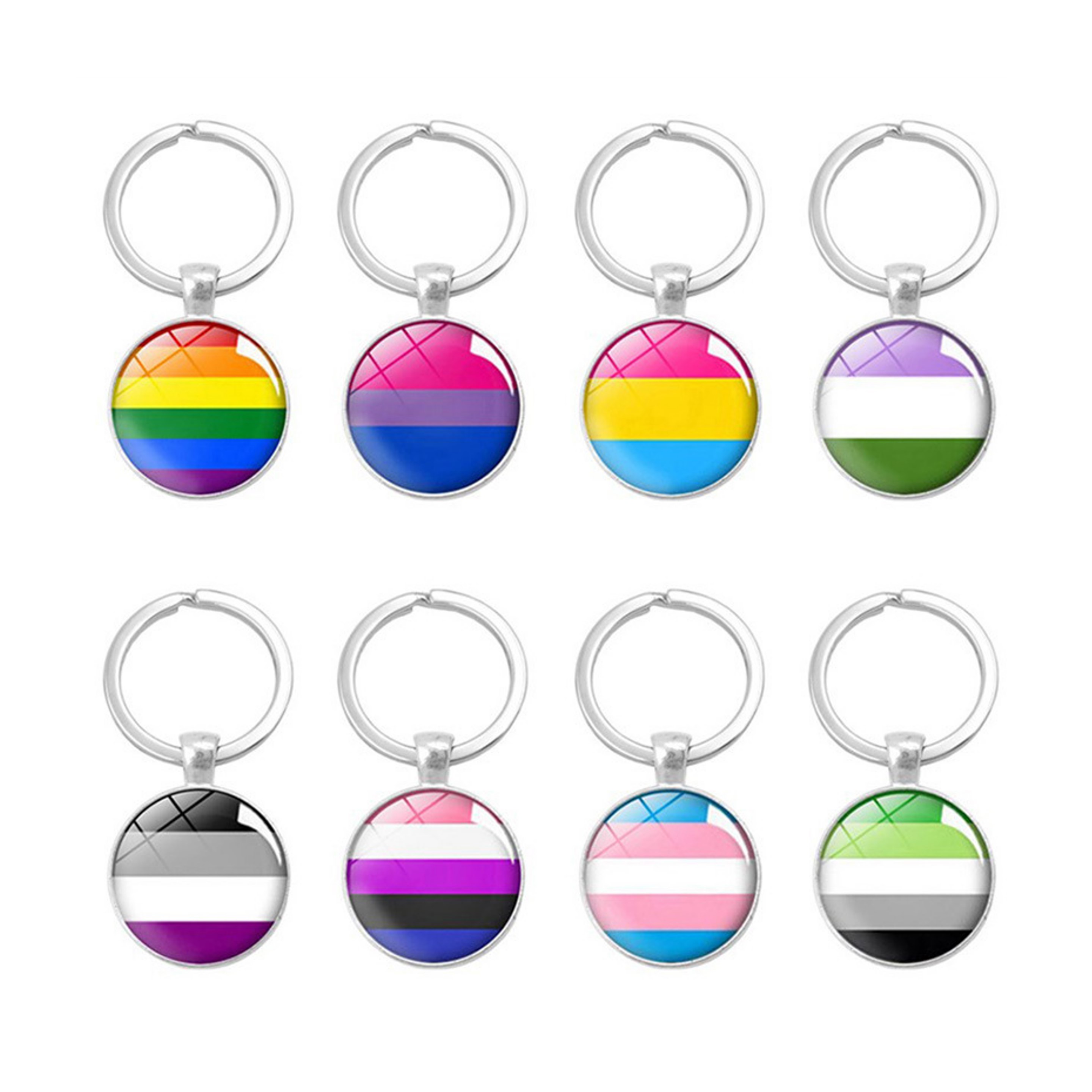 Rainbow Keychain (direct import) 3