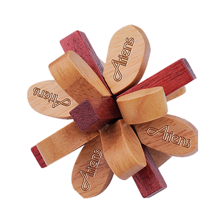 MindBender Flower Pattern Wooden Puzzle 2