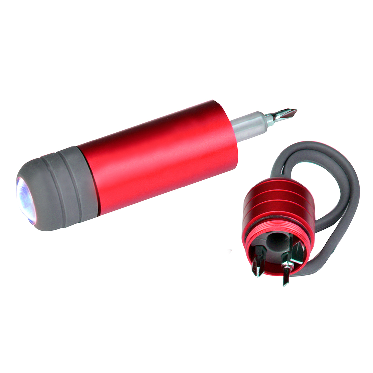 Silicone Strap Flashlight Screwdriver 2