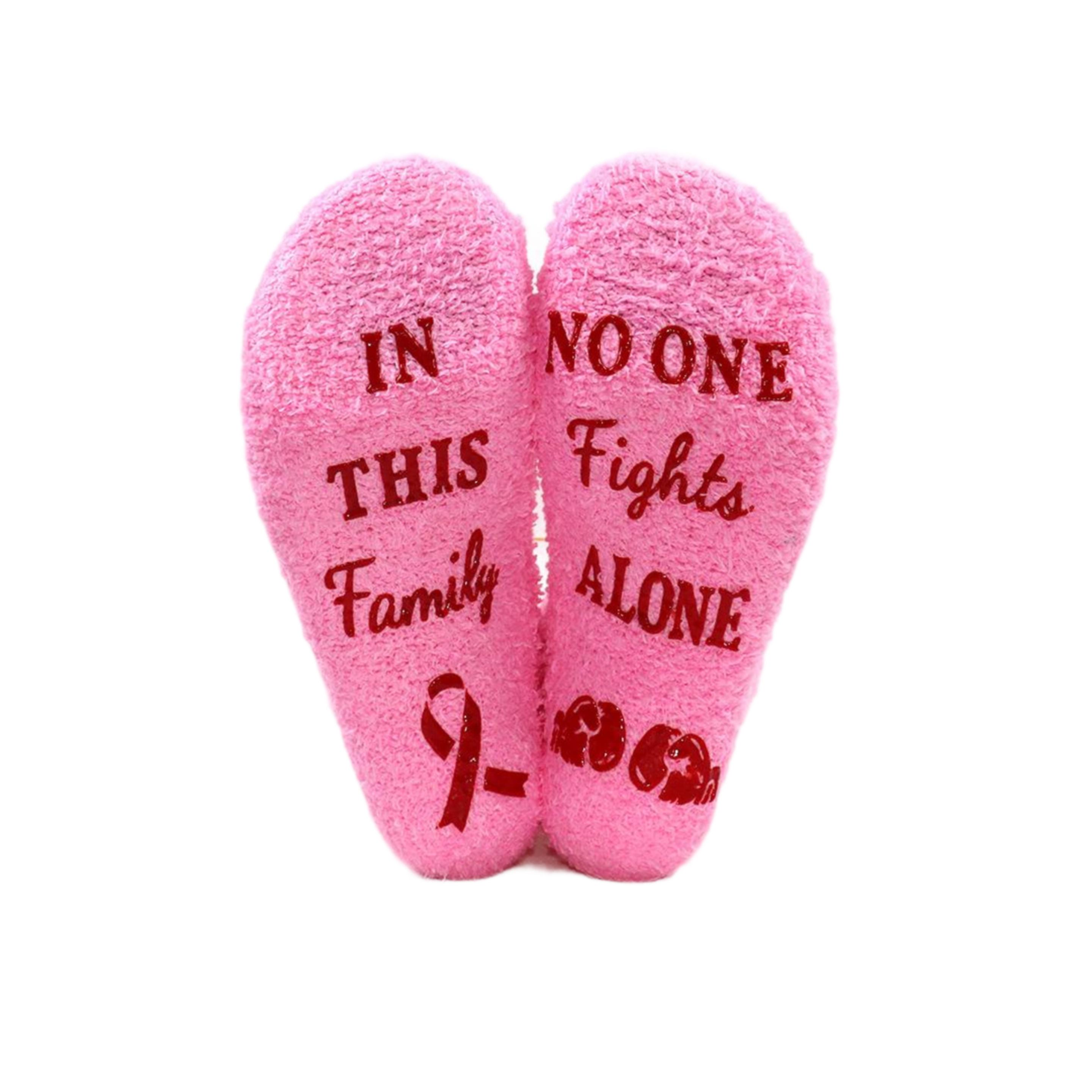 Breast Cancer Pink Socks 6