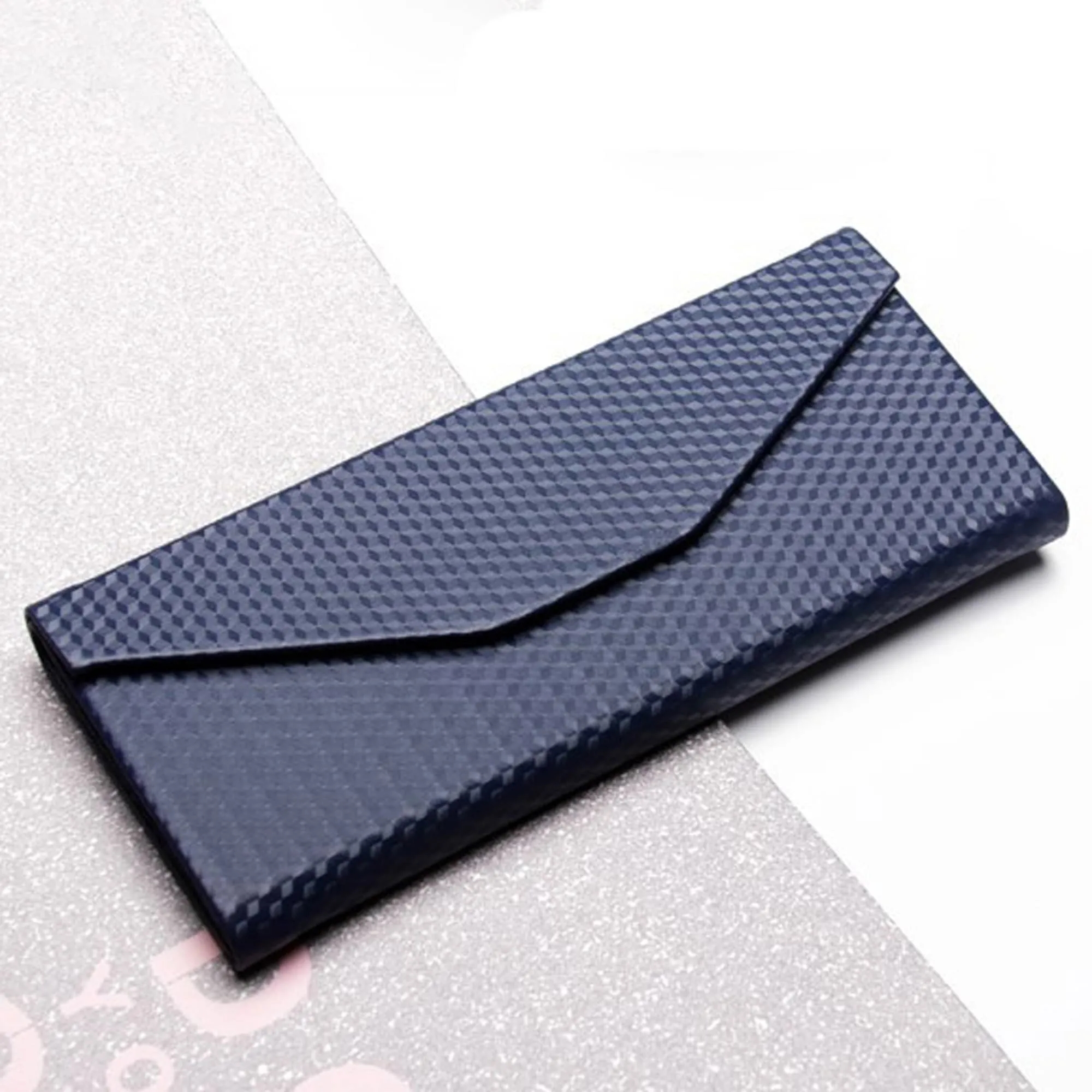 Metal Leather Eyeglass Organizer Case 4