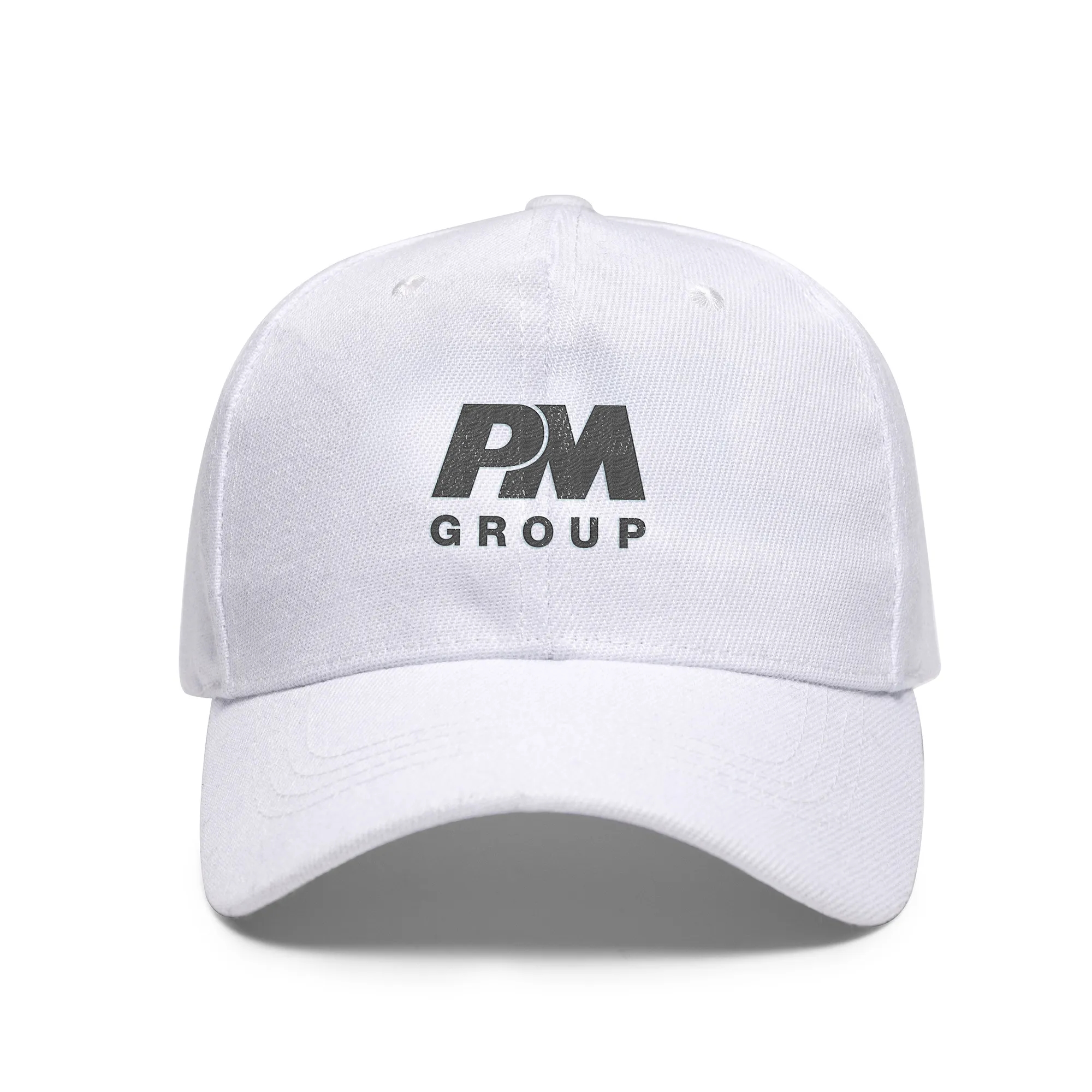 Promo Poly-Cotton 6 Panel Velcro Strap Baseball Cap 4