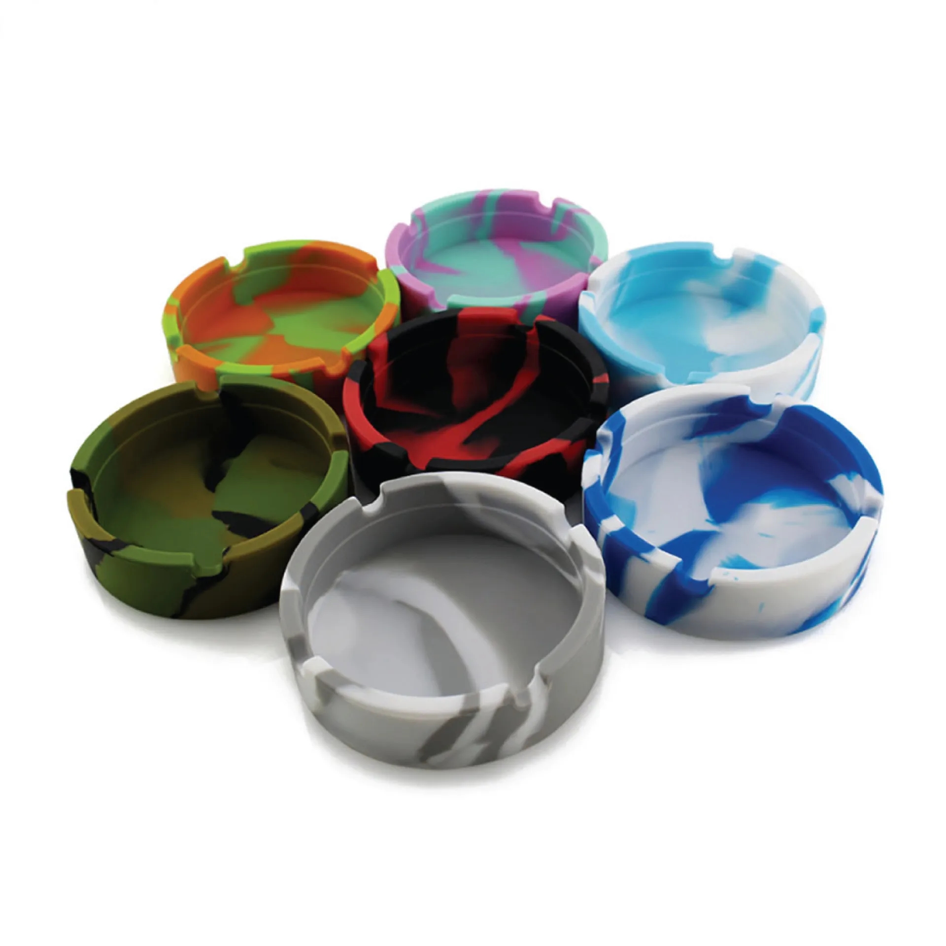 Silicone Circular Ashtray 5