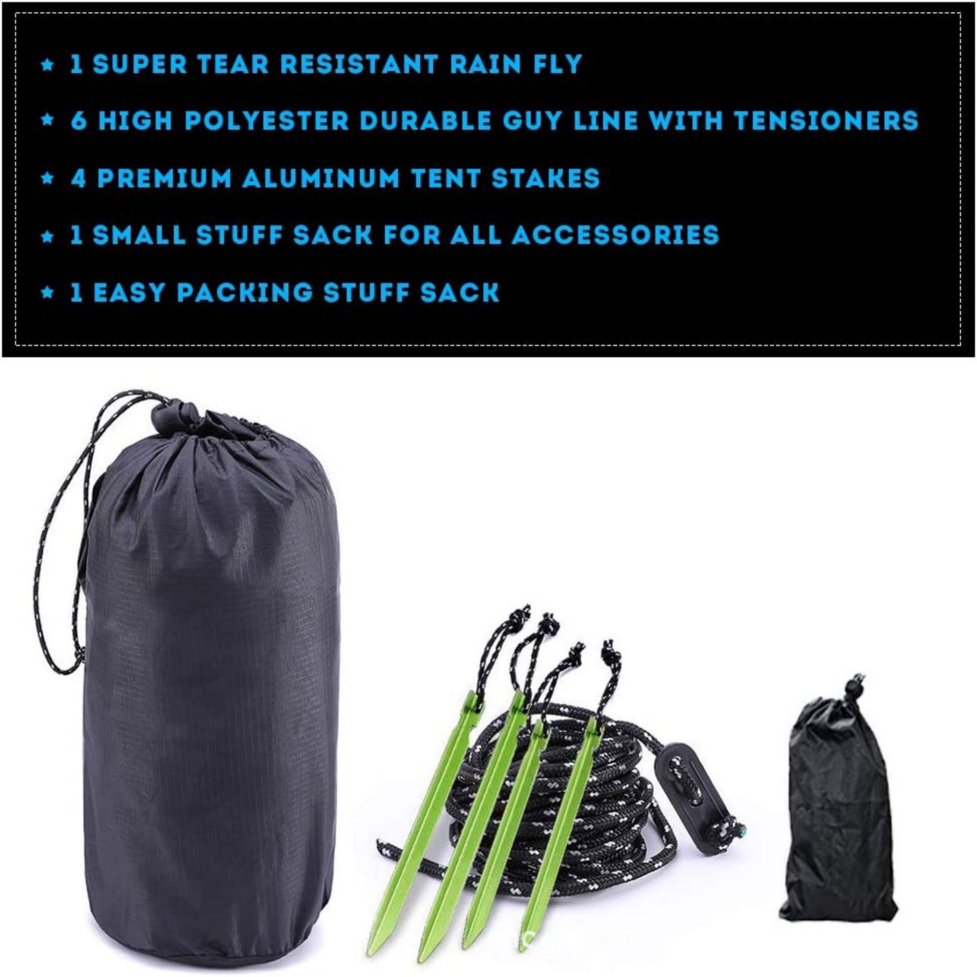 Lightweight And Compact Tent Tarp For Backpacking 2