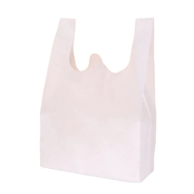 Reusable Non Woven Vest Bag Compact and Sturdy Build 5