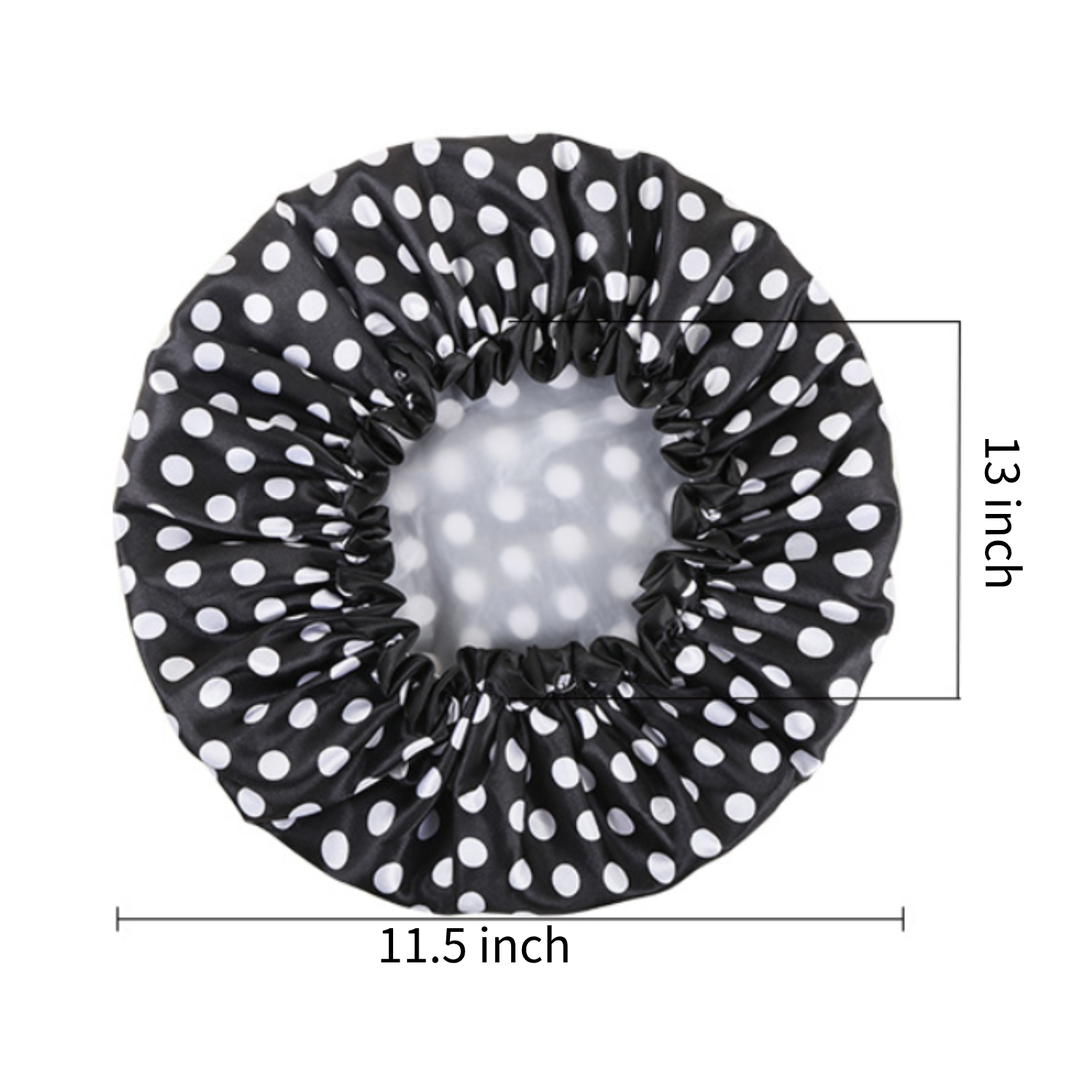 Double Waterproof Layers Shower Cap 3
