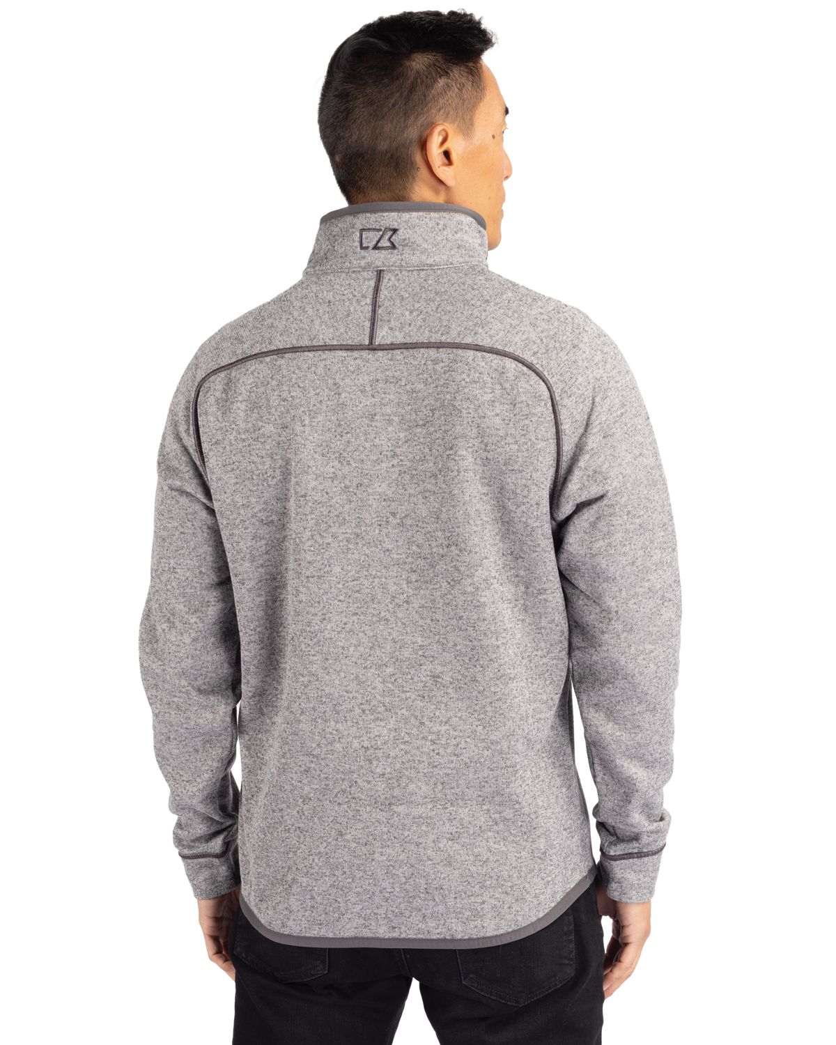 Cutter & Buck Mainsail Sweater-Knit Mens Half Zip Jacket 64